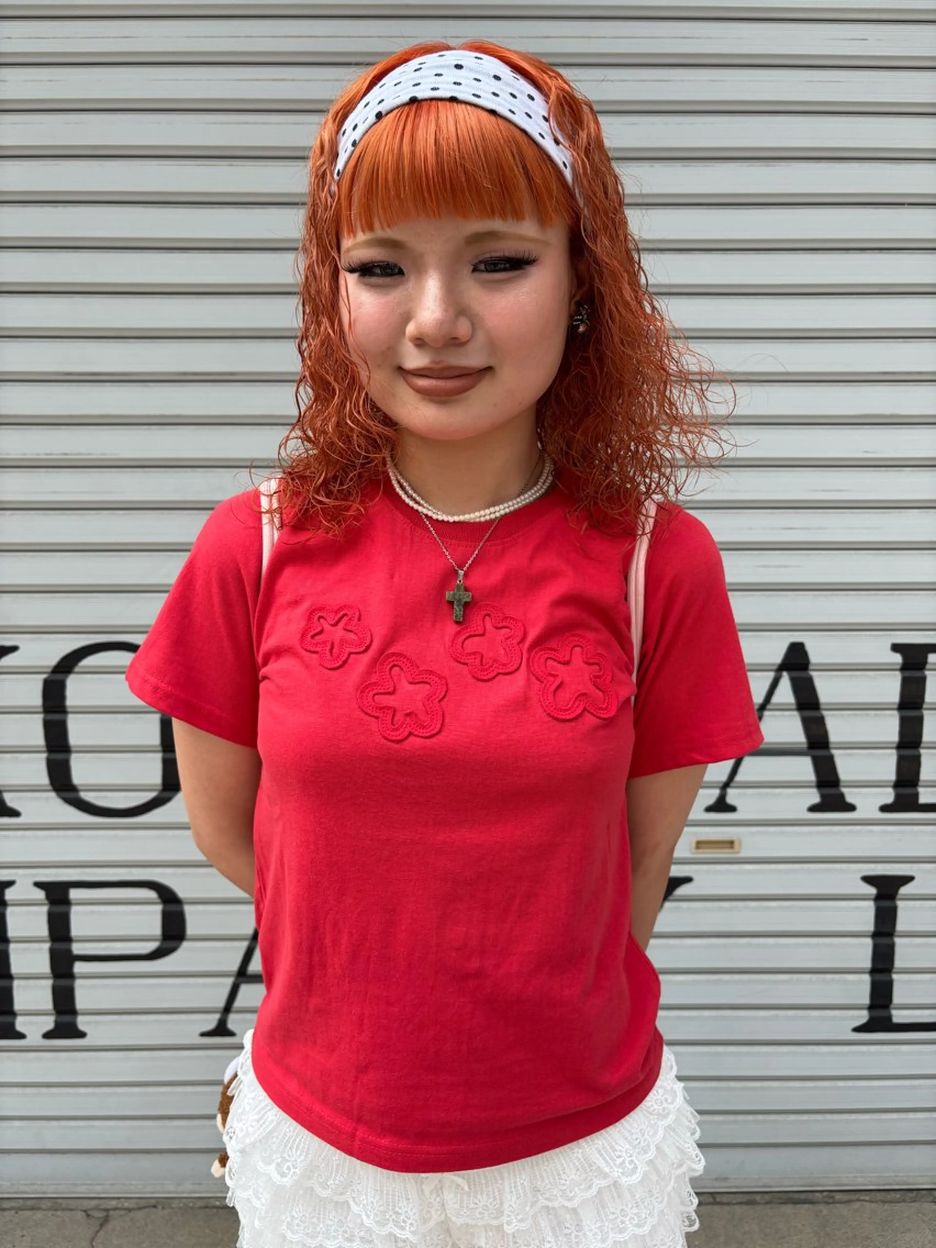 ミディアム カラー パーマ カット パーマ 大西 柚羽のヘアスタイル