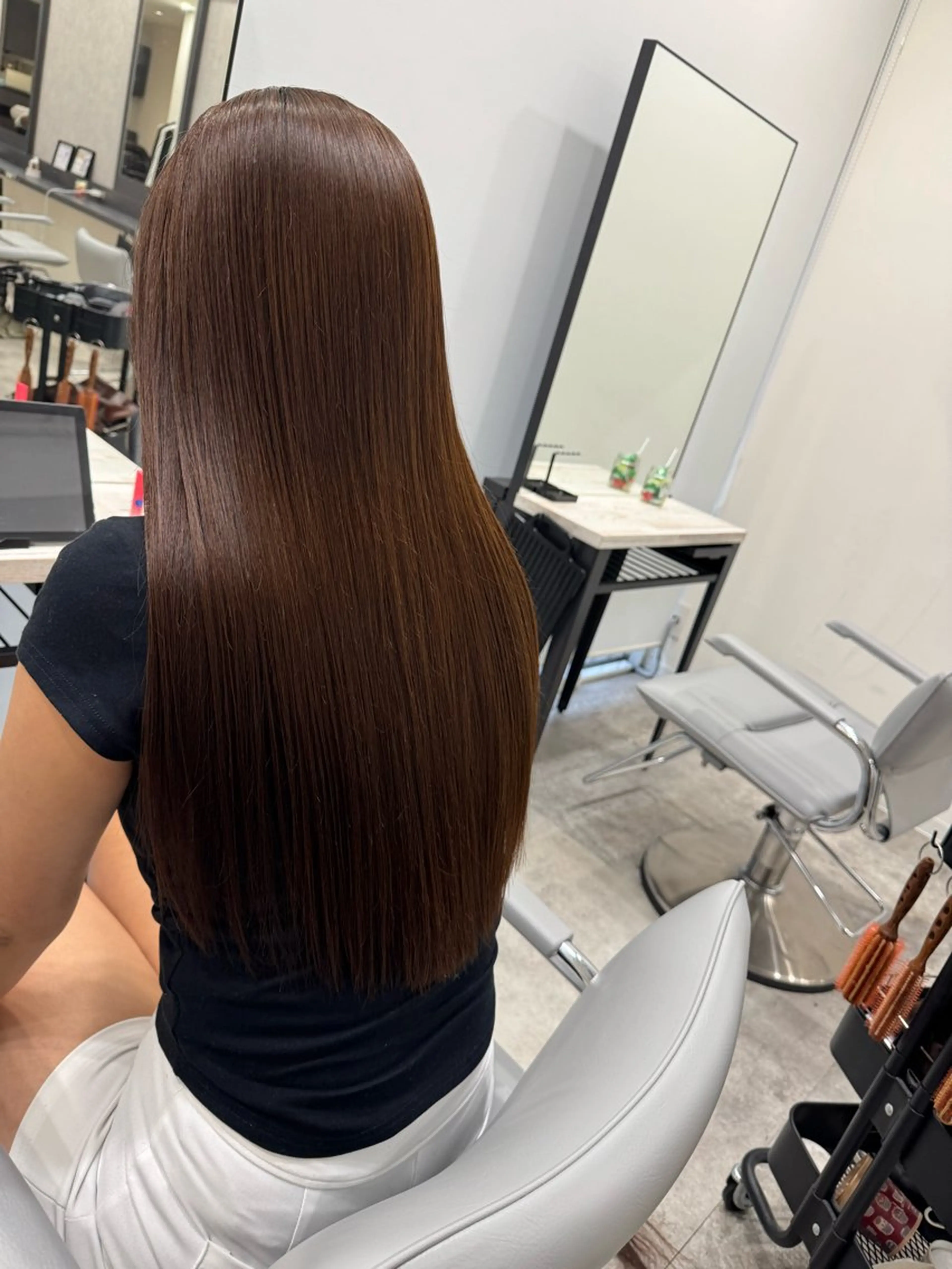 ロング カット 縮毛矯正 トリートメント RAISE by_WHITEのヘアスタイル