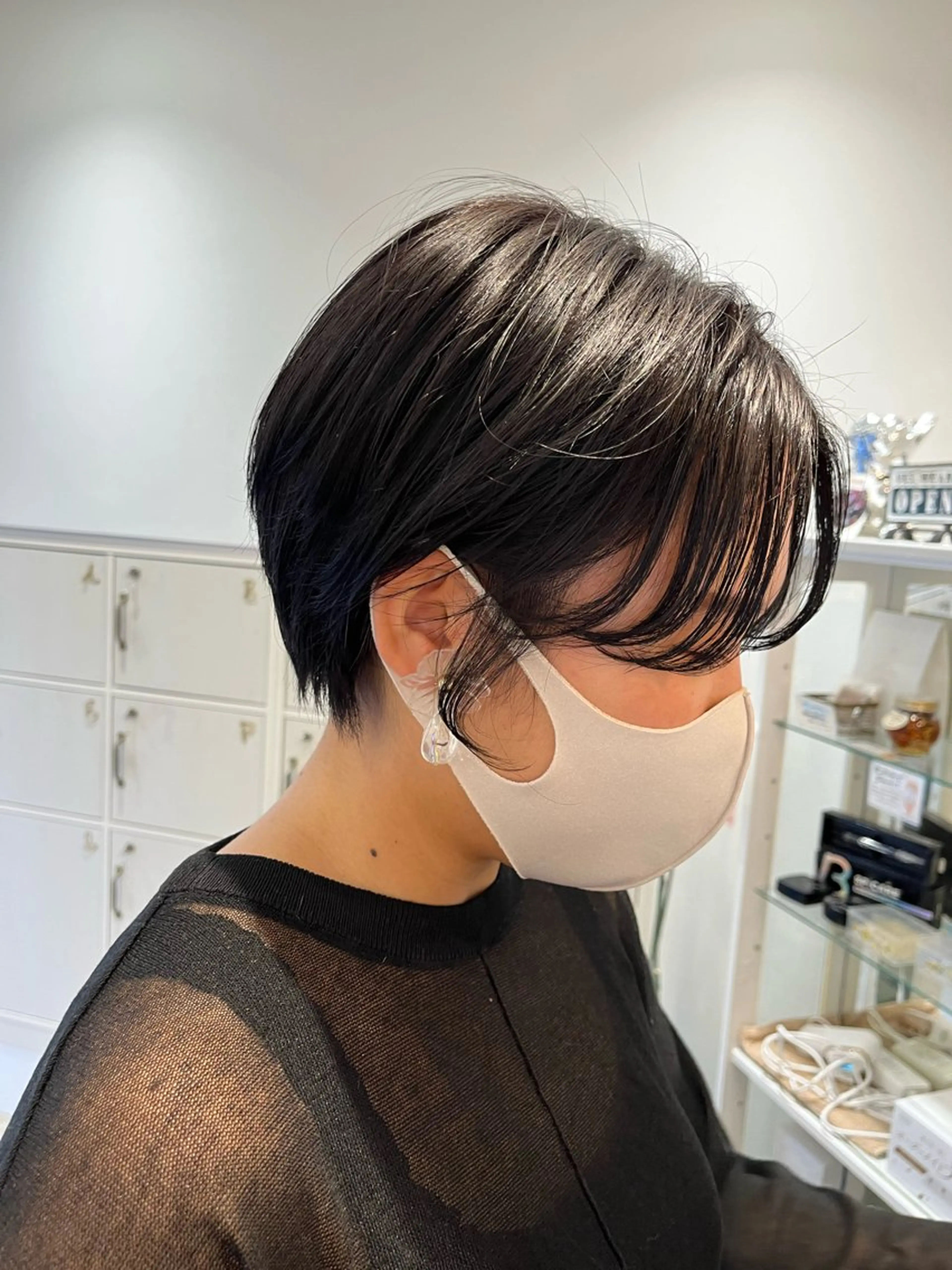 ショート カット 國原 姫菜のヘアスタイル