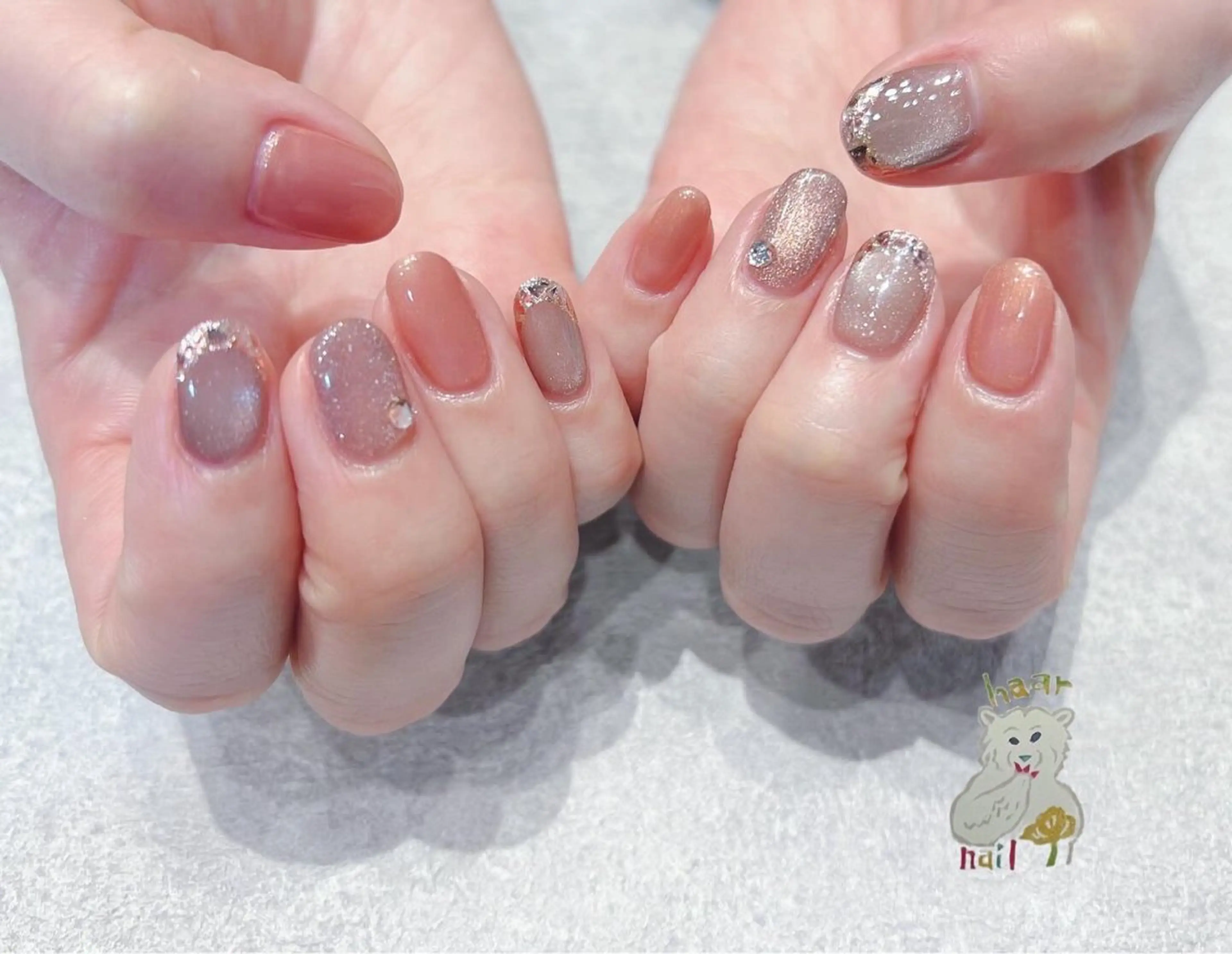 ネイル ハンドネイル 深田 加代のネイルデザイン