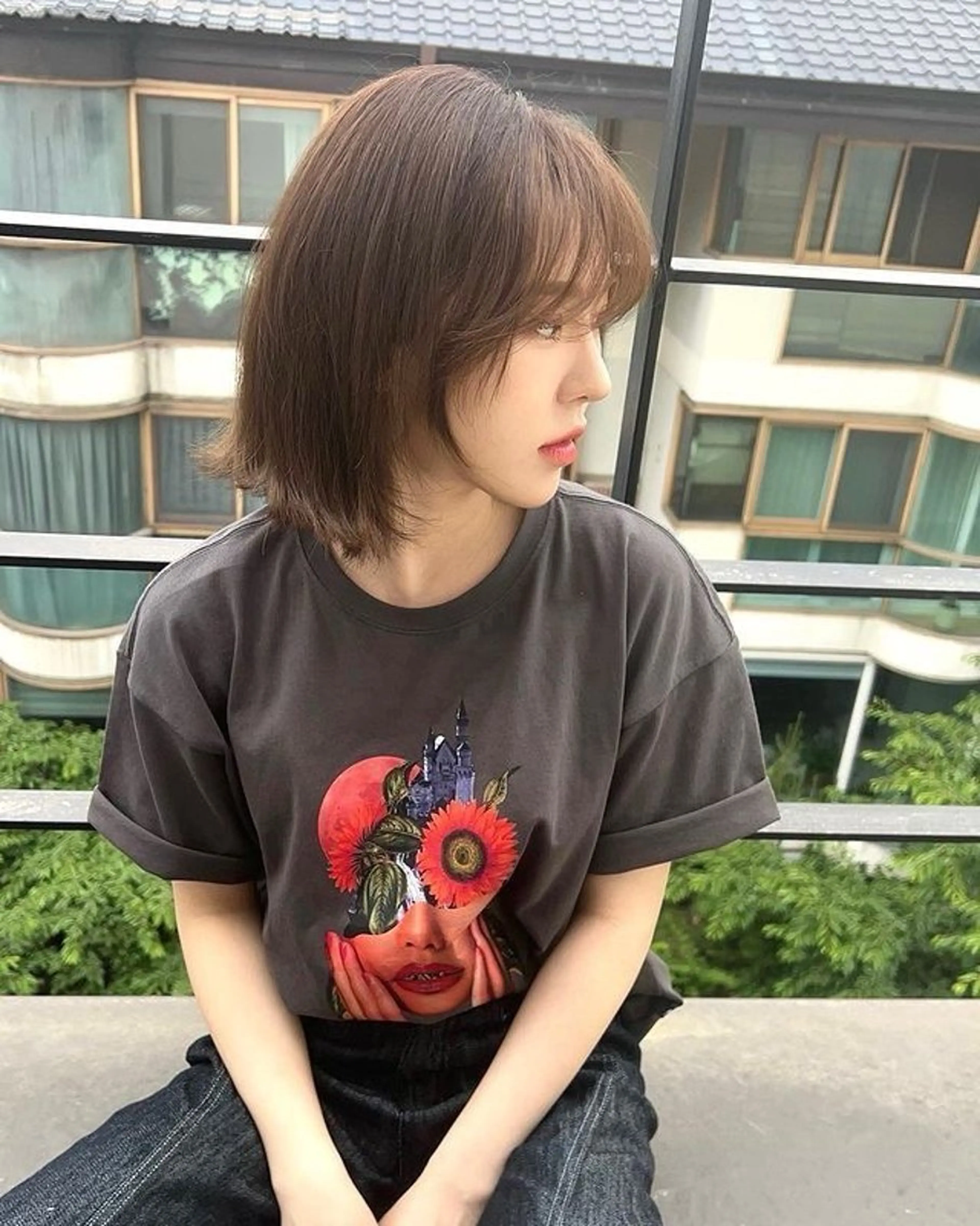 カラー パーマ ヘアアレンジ メンズ 🥯縮毛/レイヤー/ ベージュヘア🥯のヘアスタイル