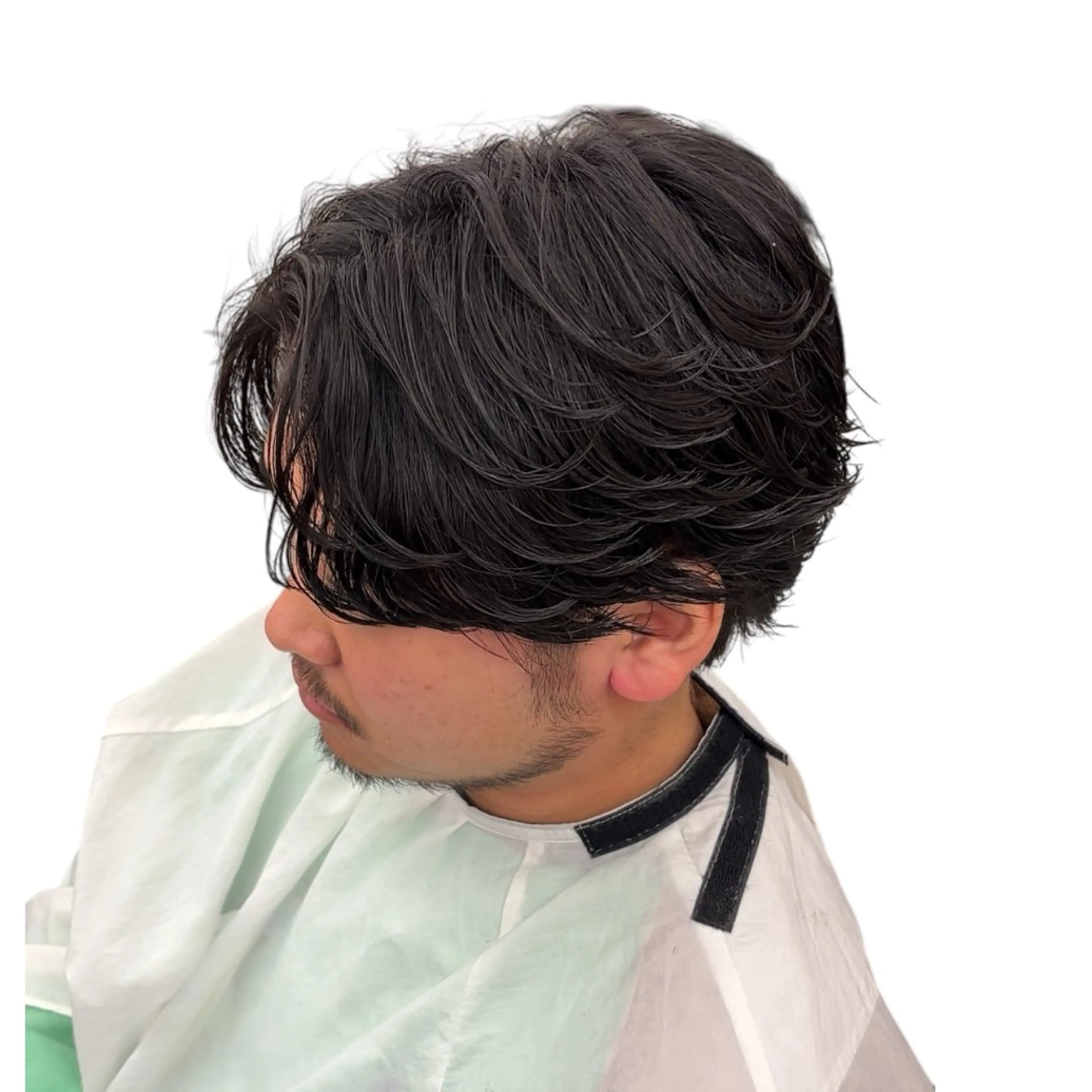 ショート パーマ メンズ フェザーパーマ メンズパーマ 縮毛矯正/メンズ パーマ/岩名新大のヘアスタイル