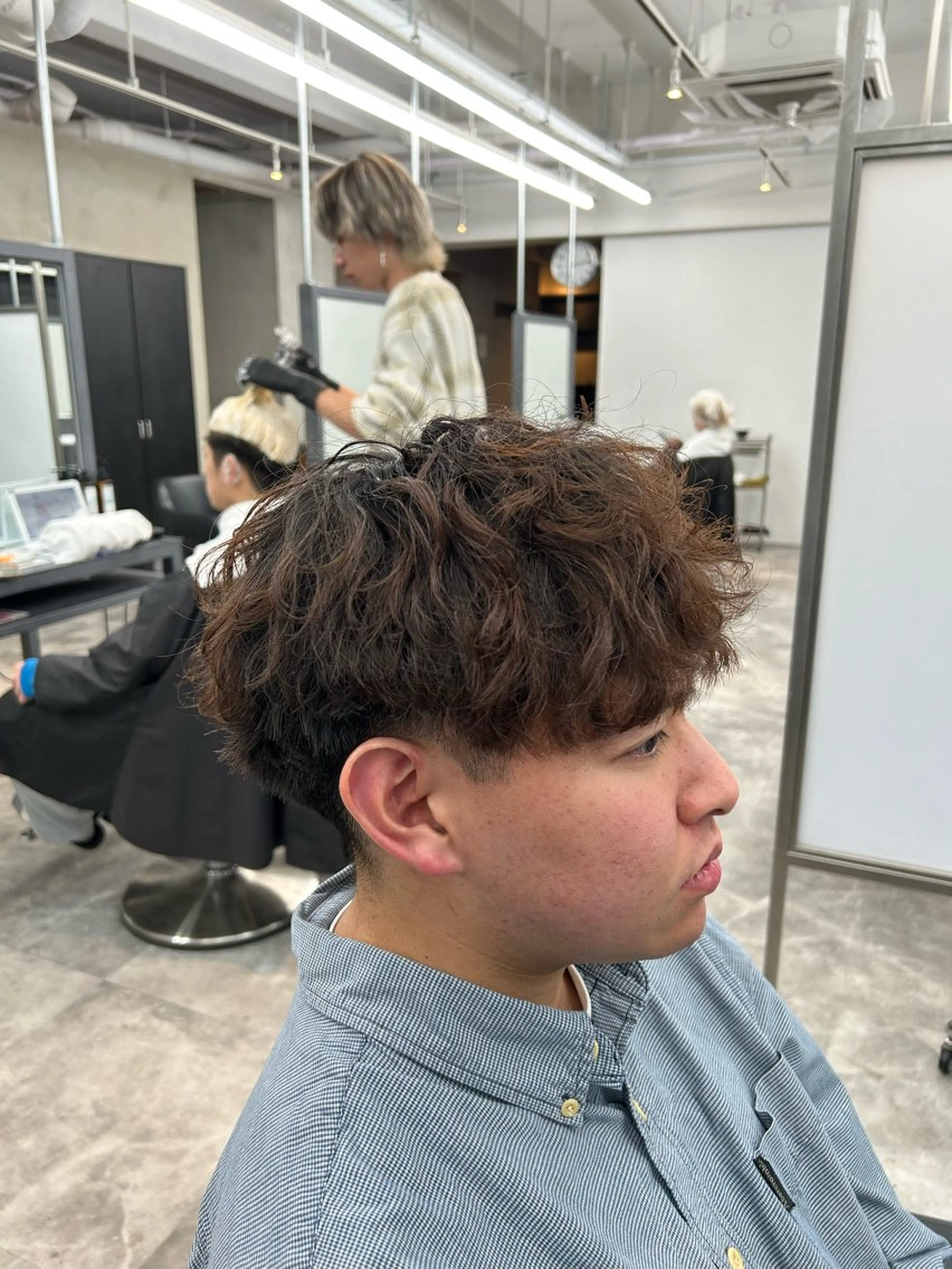 パーマ カット パーマ メンズ特化美容師 /真家雅樹🔥のヘアスタイル