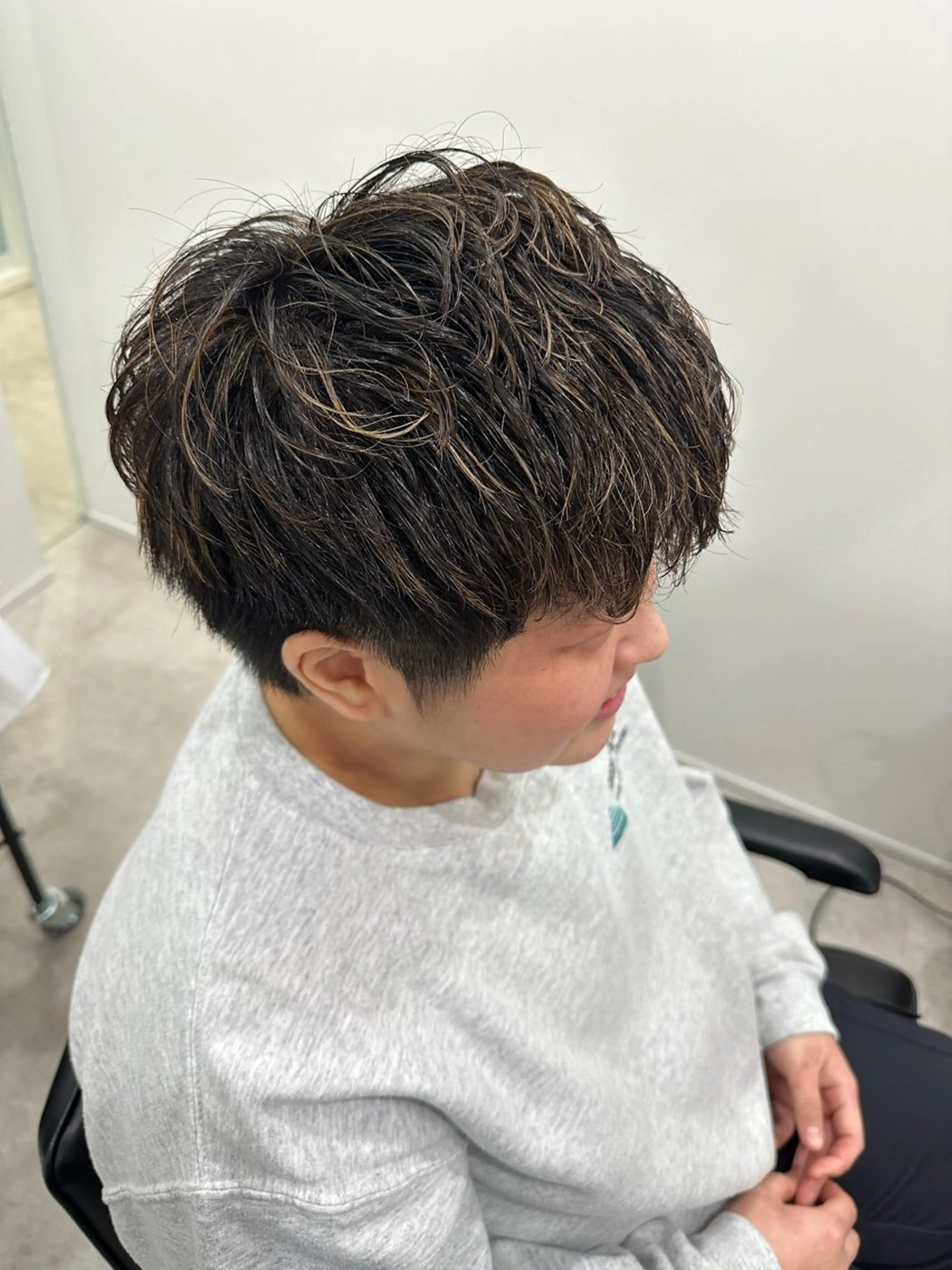 ショート カラー レイヤー/ナチュラル 💐nao.のヘアスタイル