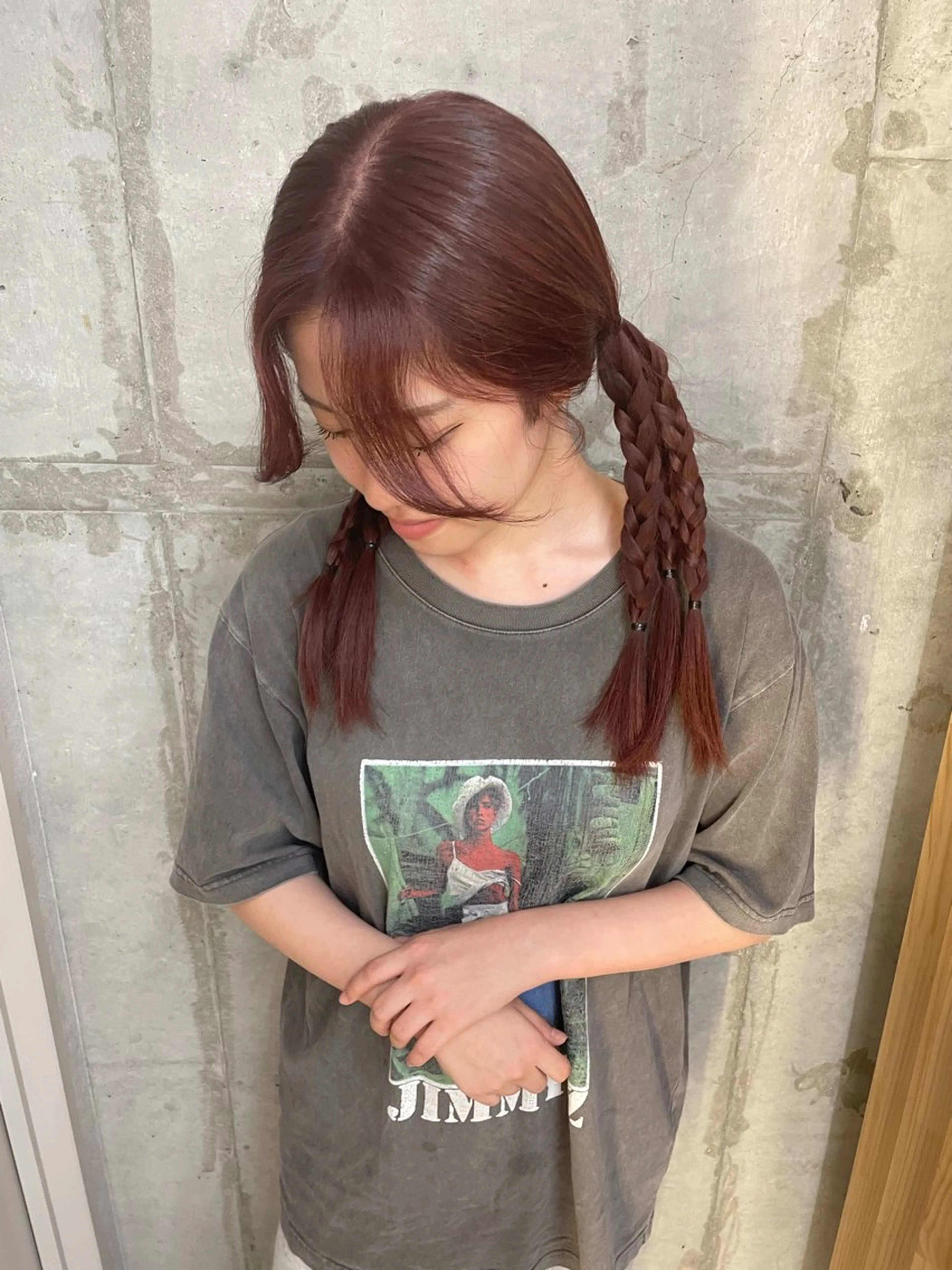 ロング カラー ブリーチ 透明感カラー トリートメント ブリーチ/ベージュ 💕/momoaのヘアスタイル