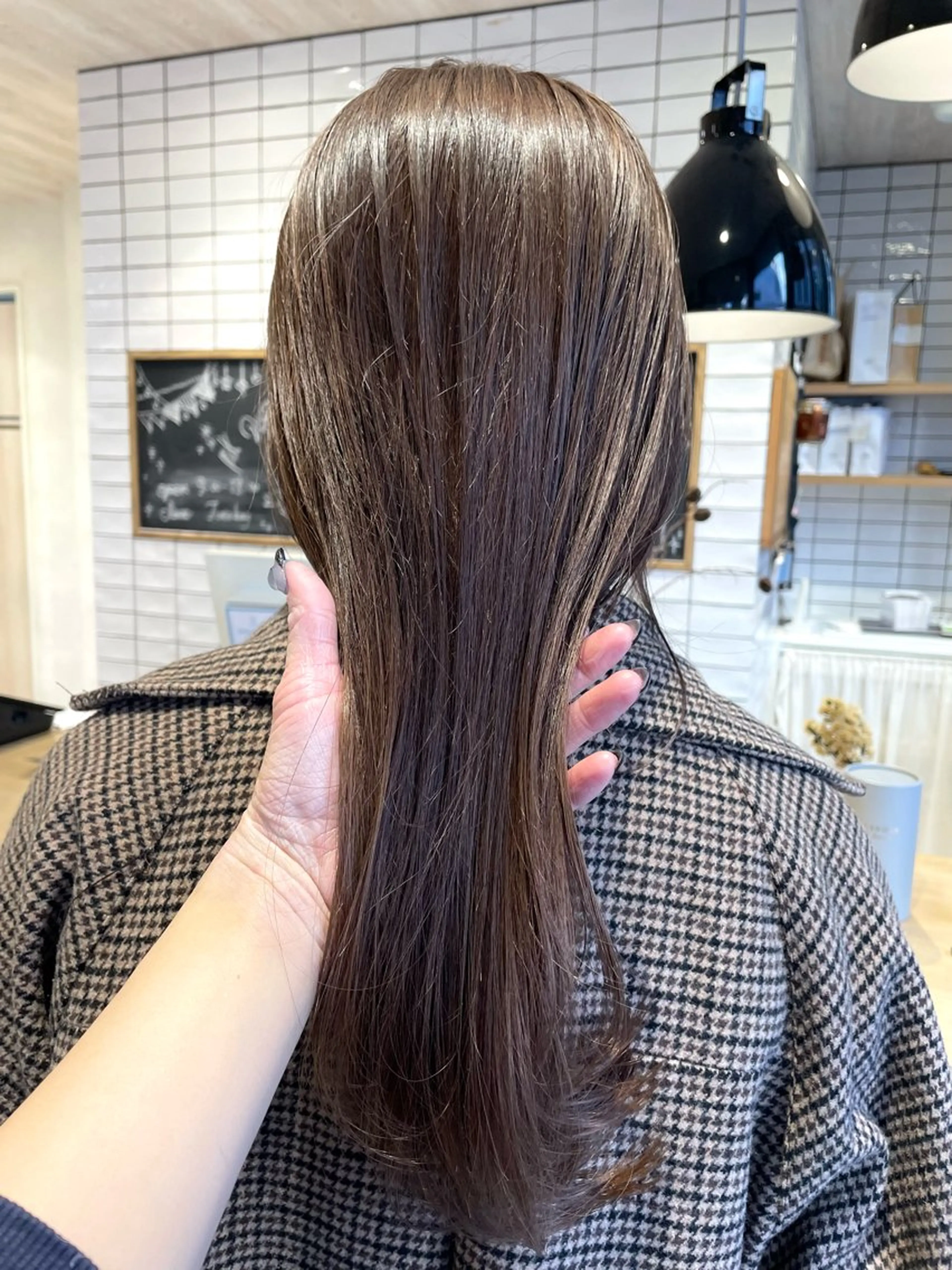 セミロング カット ヘアカラー トリートメント haru/レイヤー/ ウルフのヘアスタイル