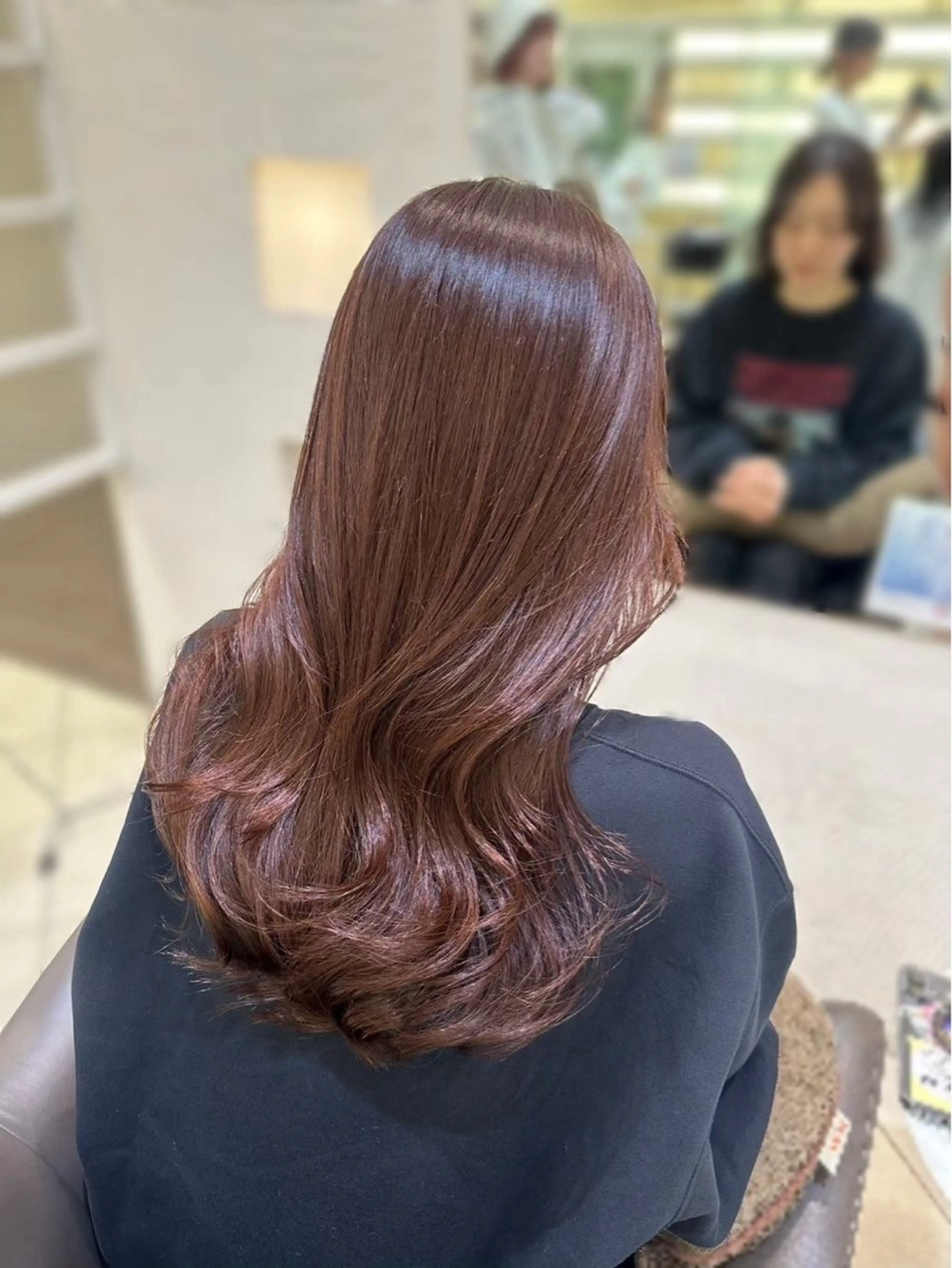 ロング ヘアアレンジ 暖色カラー/パラッと Bob/モエのヘアスタイル