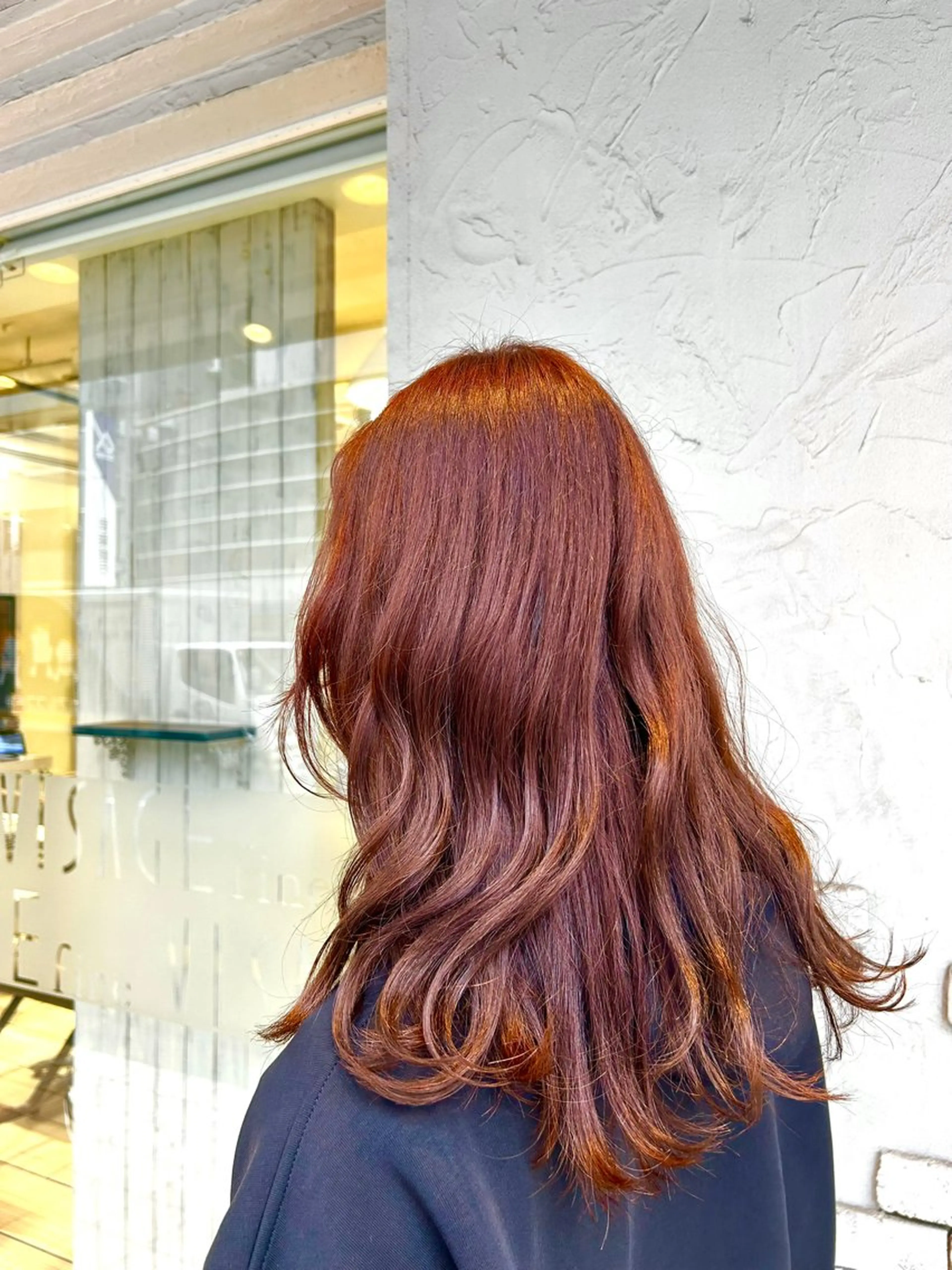 カラー オレンジ ミヤザキ ナギ🈂️のヘアスタイル