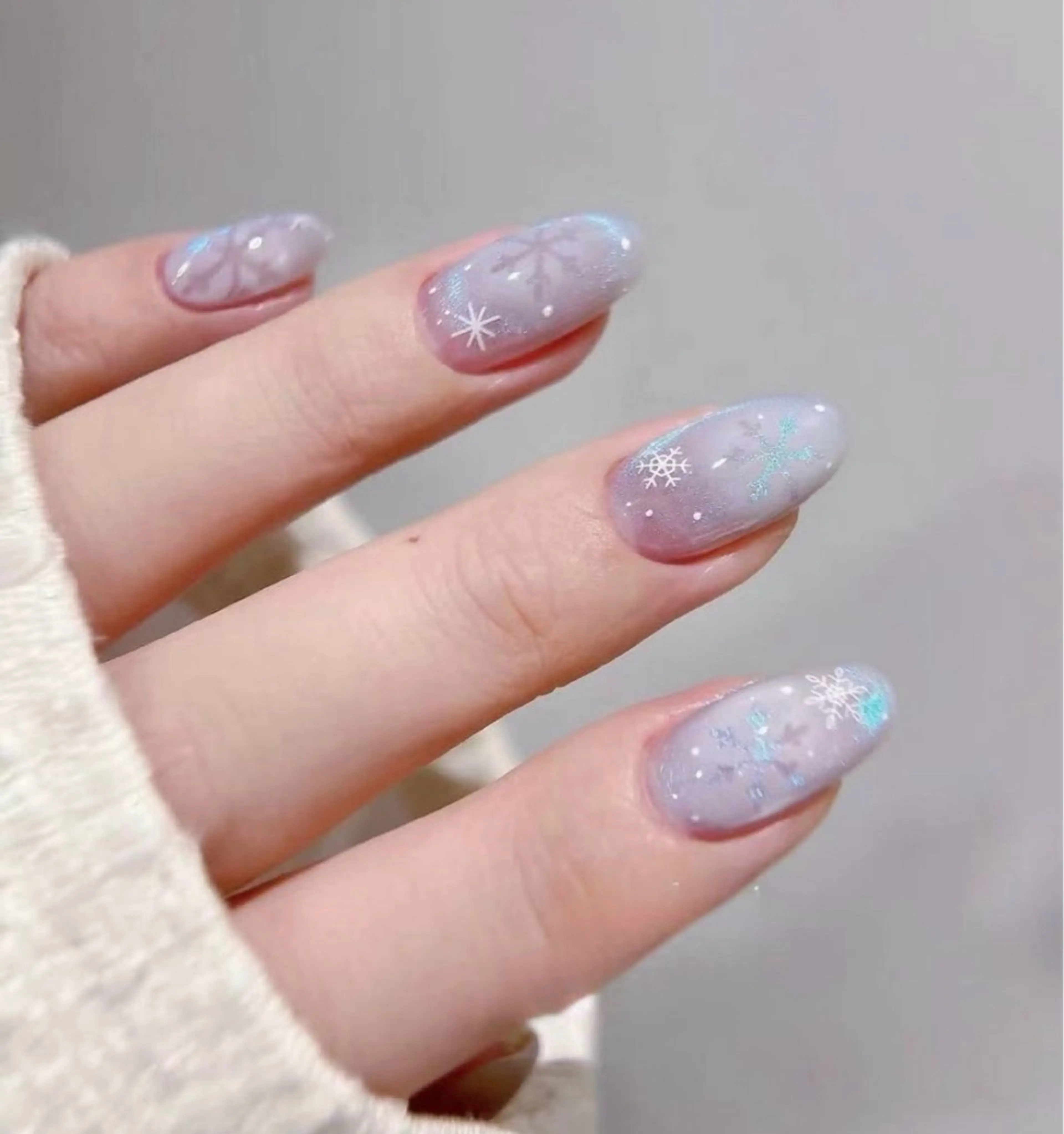 早春時期ネイル流行りのチークネイル+マグネットデザイン7980円→3280円の写真