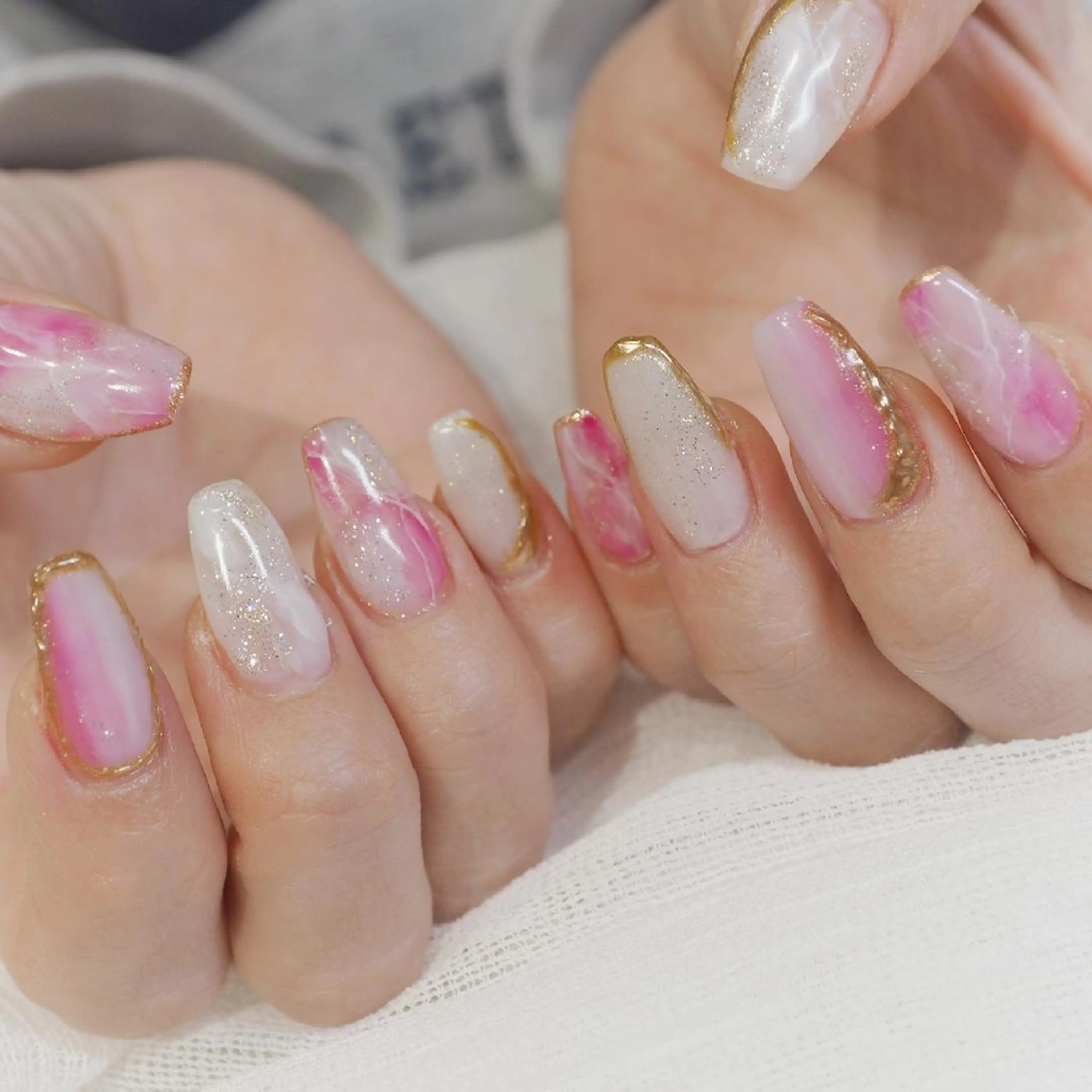 ネイル アートネイル ハンドネイル infinity skyのネイルデザイン