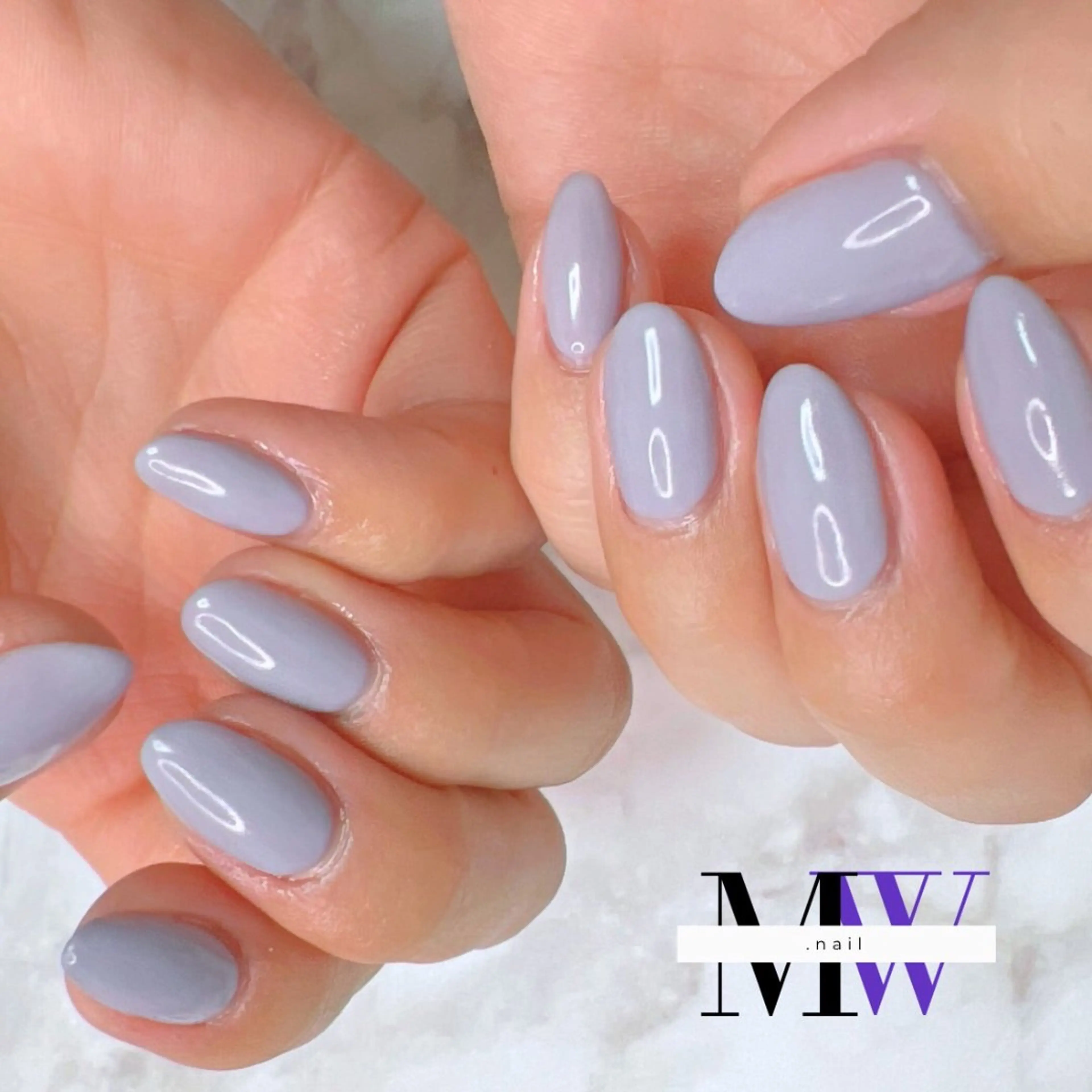 ネイル ワンカラーネイル ハンドネイル MW .nailのネイルデザイン