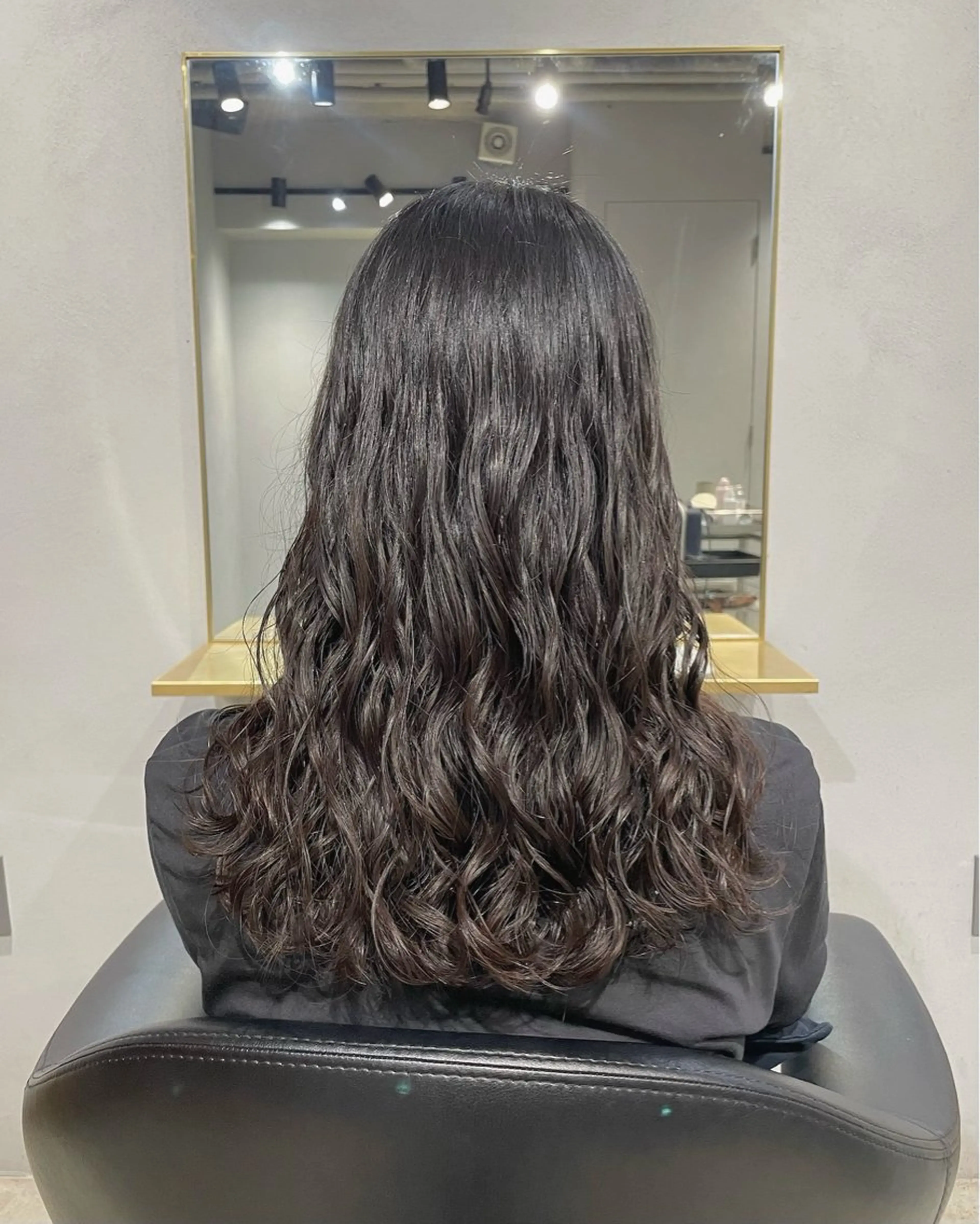 セミロング パーマ セミロングパーマ カット パーマ トリートメント 【表参道】Ruri デジタルパーマのヘアスタイル