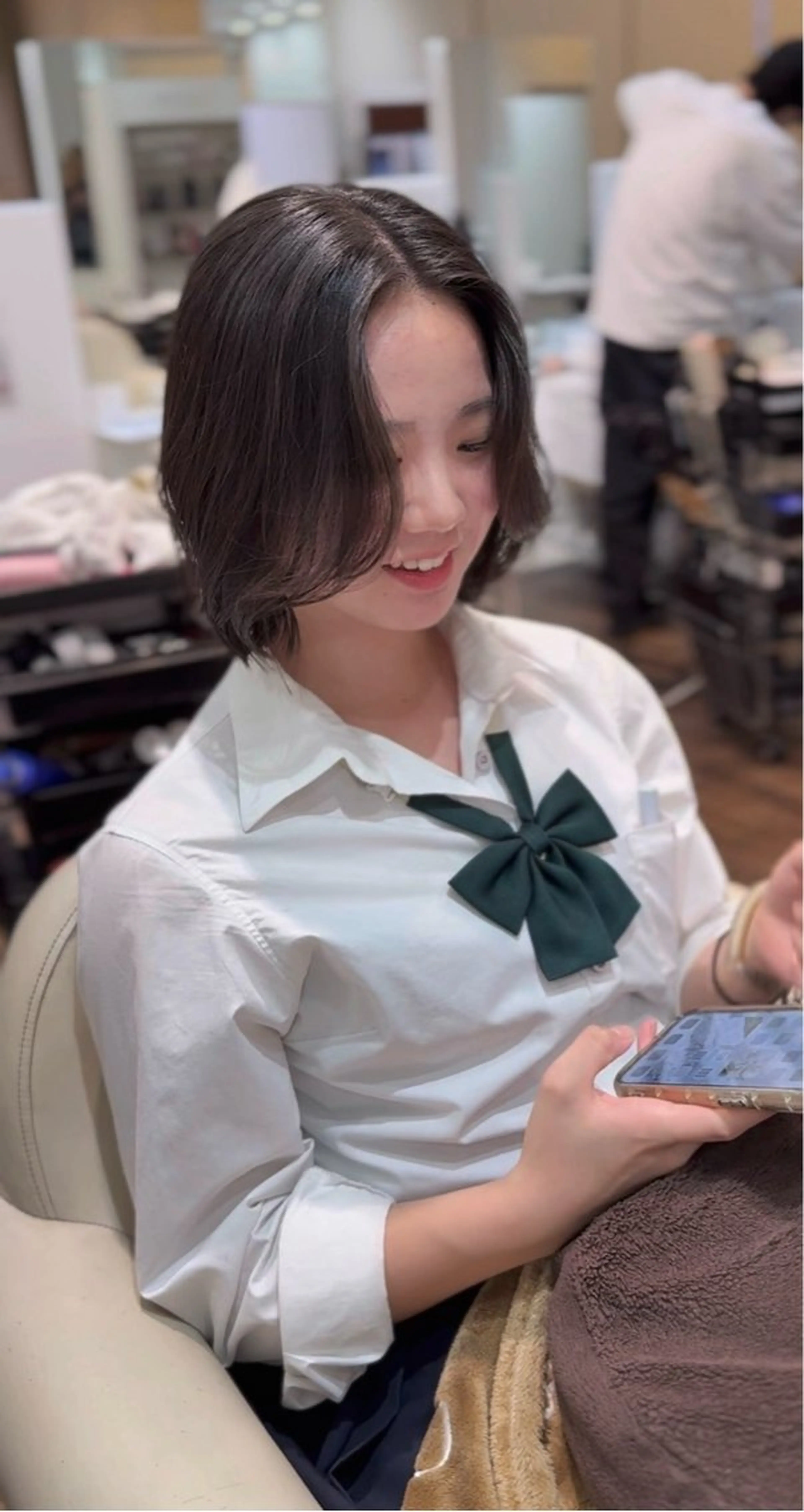 ミディアム 清水 柊人のヘアスタイル