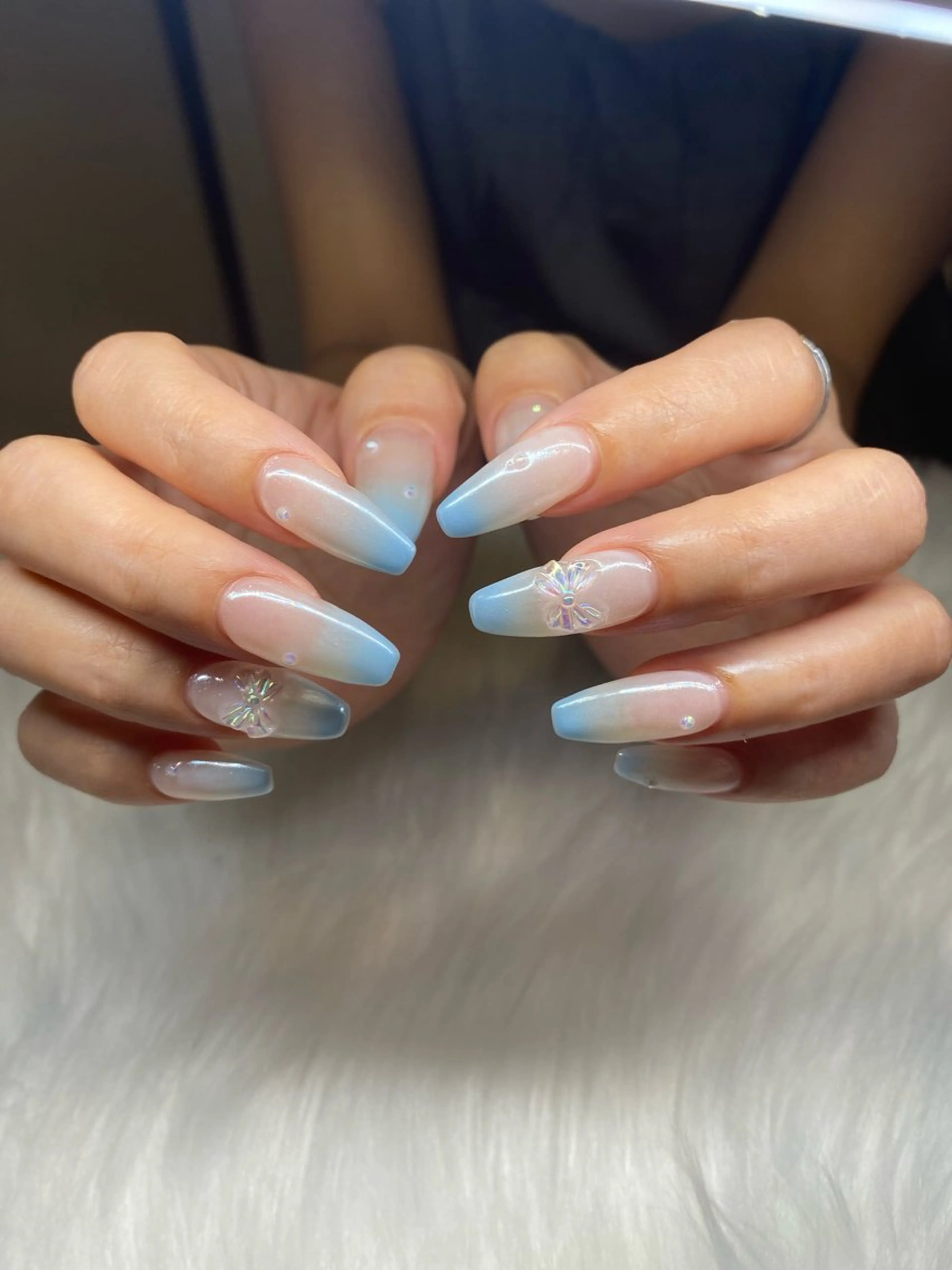 ネイル グラデーション nail salon milkのネイルデザイン