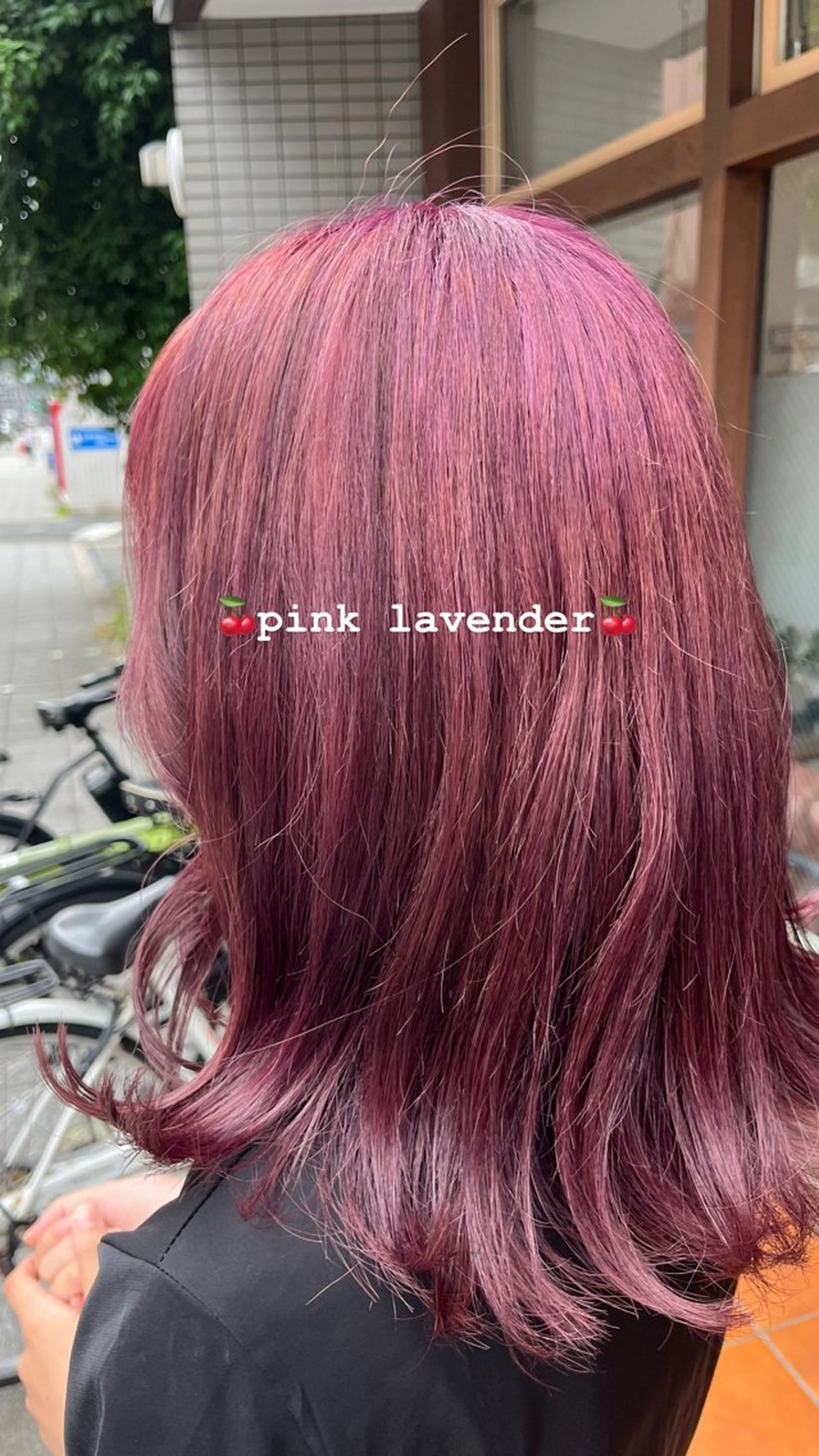 カラー ラベンダーカラー ピンクカラー ピンクラベンダー 🎧平野 ゆか🎧のヘアスタイル