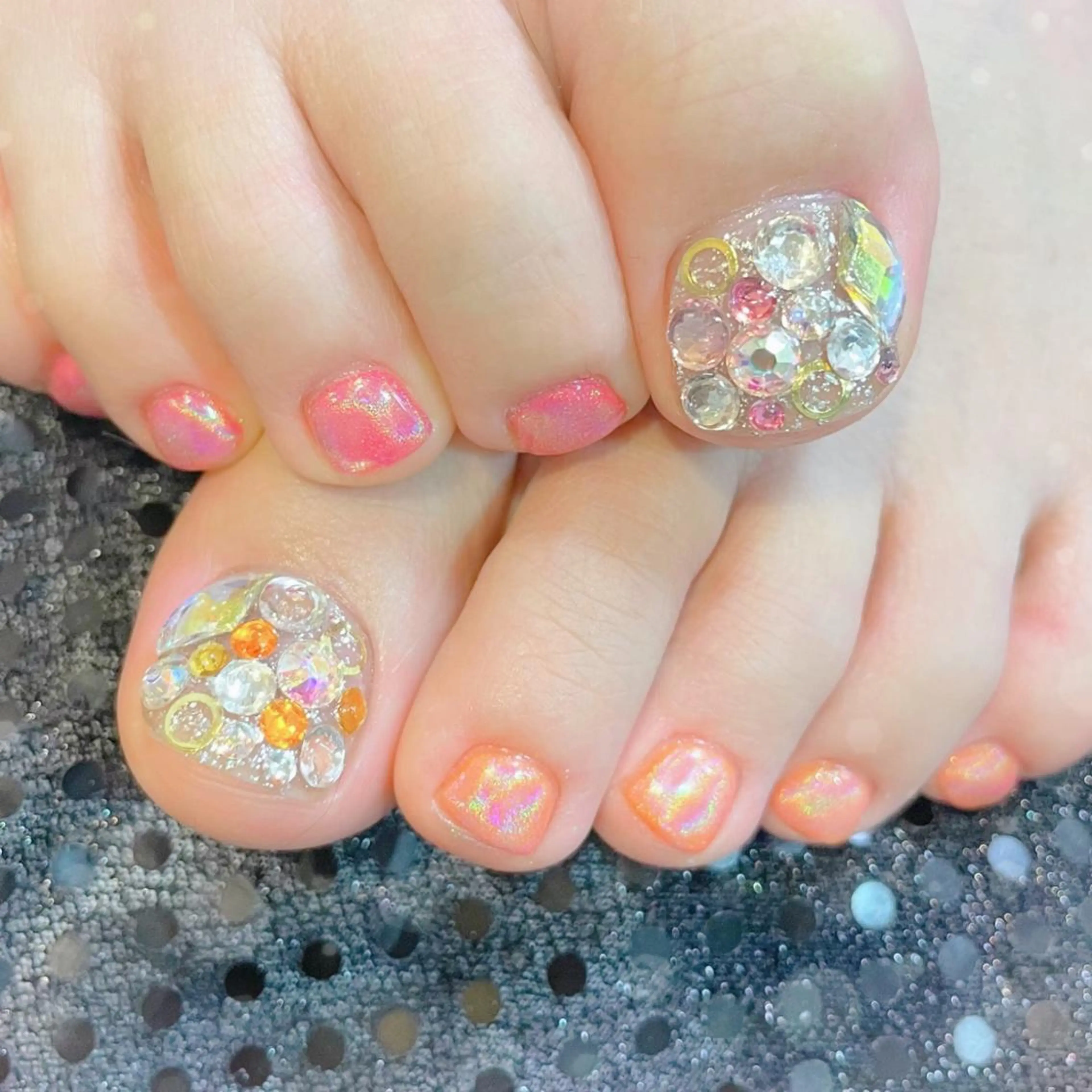 ネイル フットネイル MoON...❤︎ MeGuのネイルデザイン