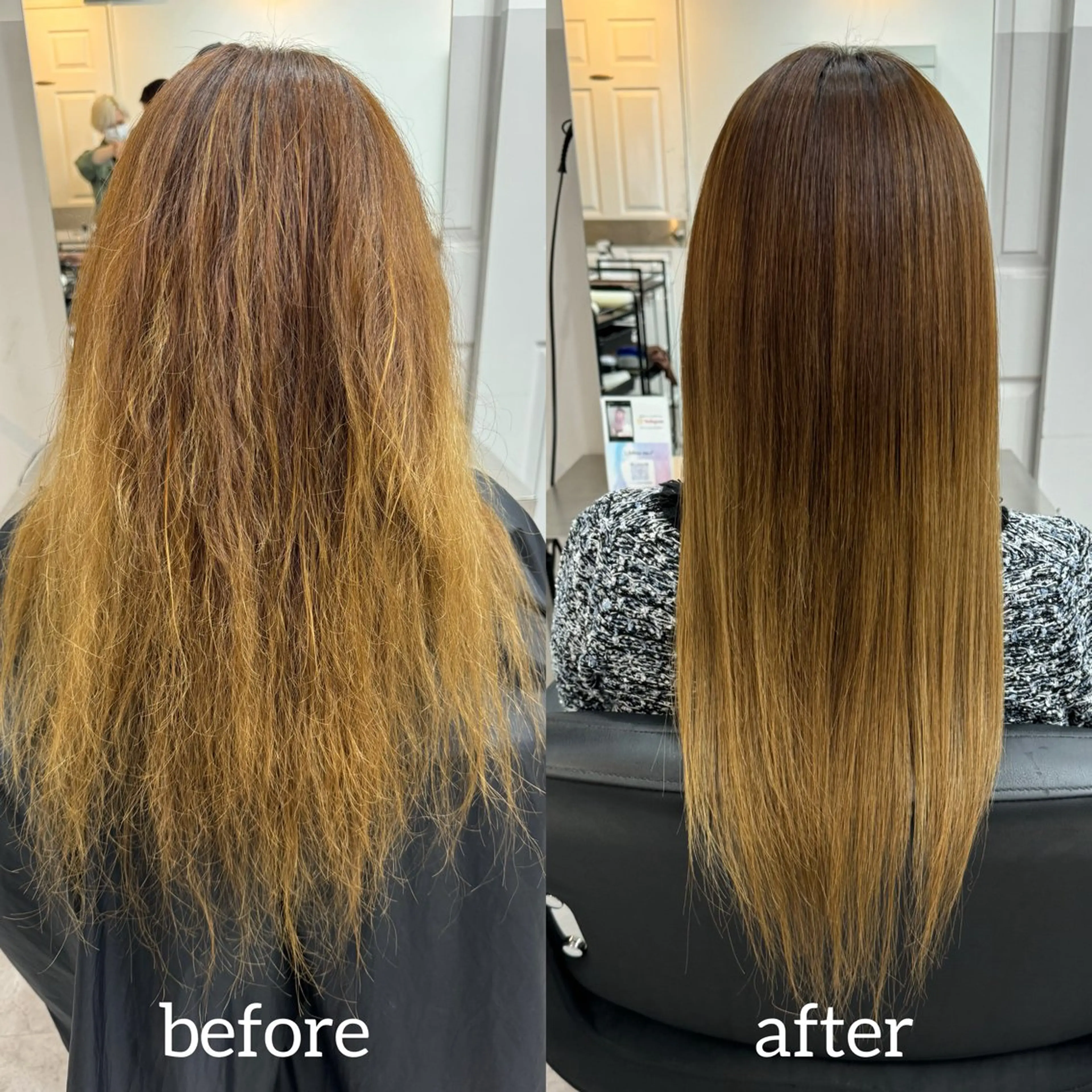 ロング 縮毛矯正 トリートメント 💎レイヤーカット× 髪質改善💎後藤陸のヘアスタイル