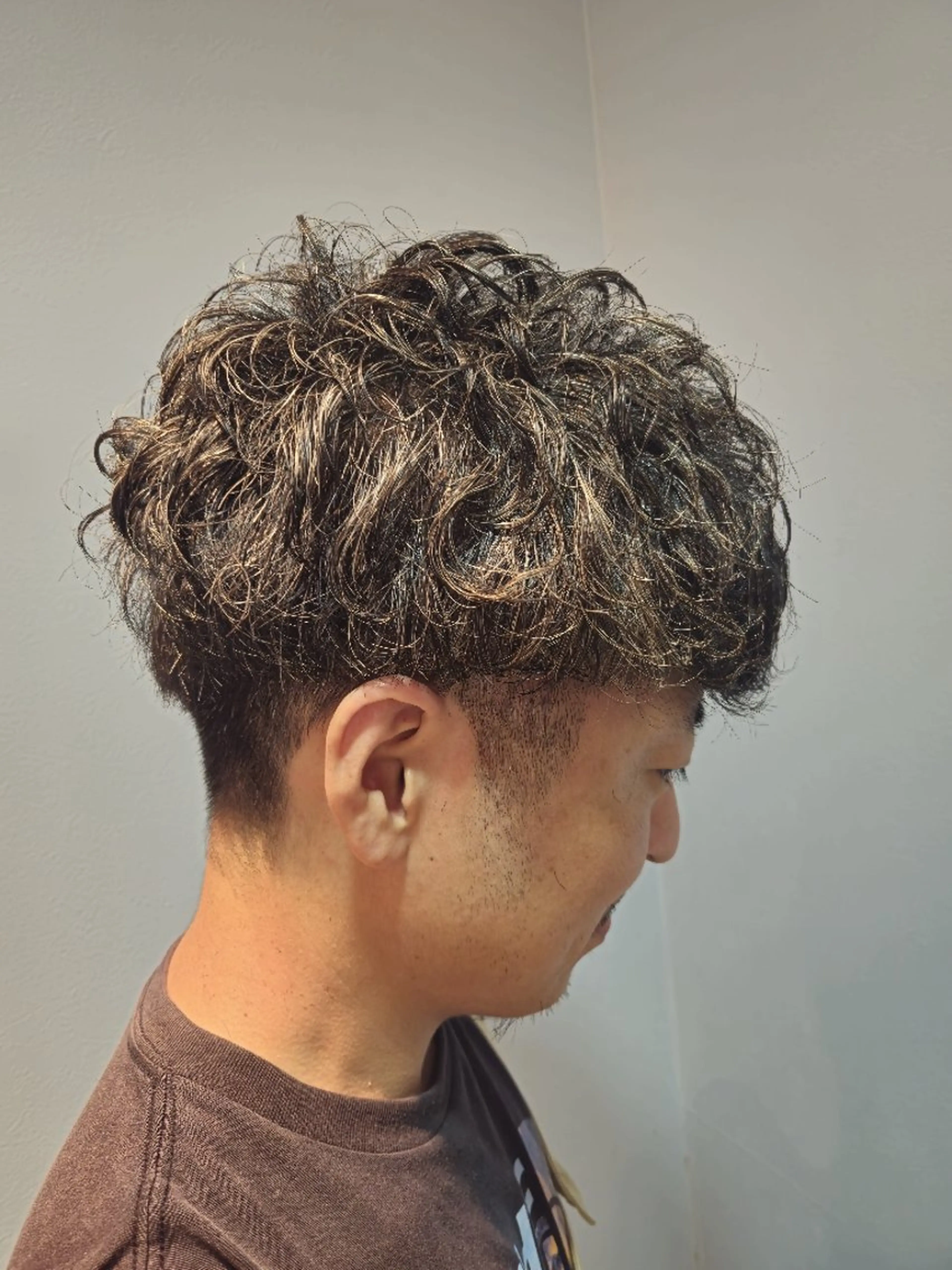 メンズ パーマ カット パーマ 荒井 琢人のヘアスタイル