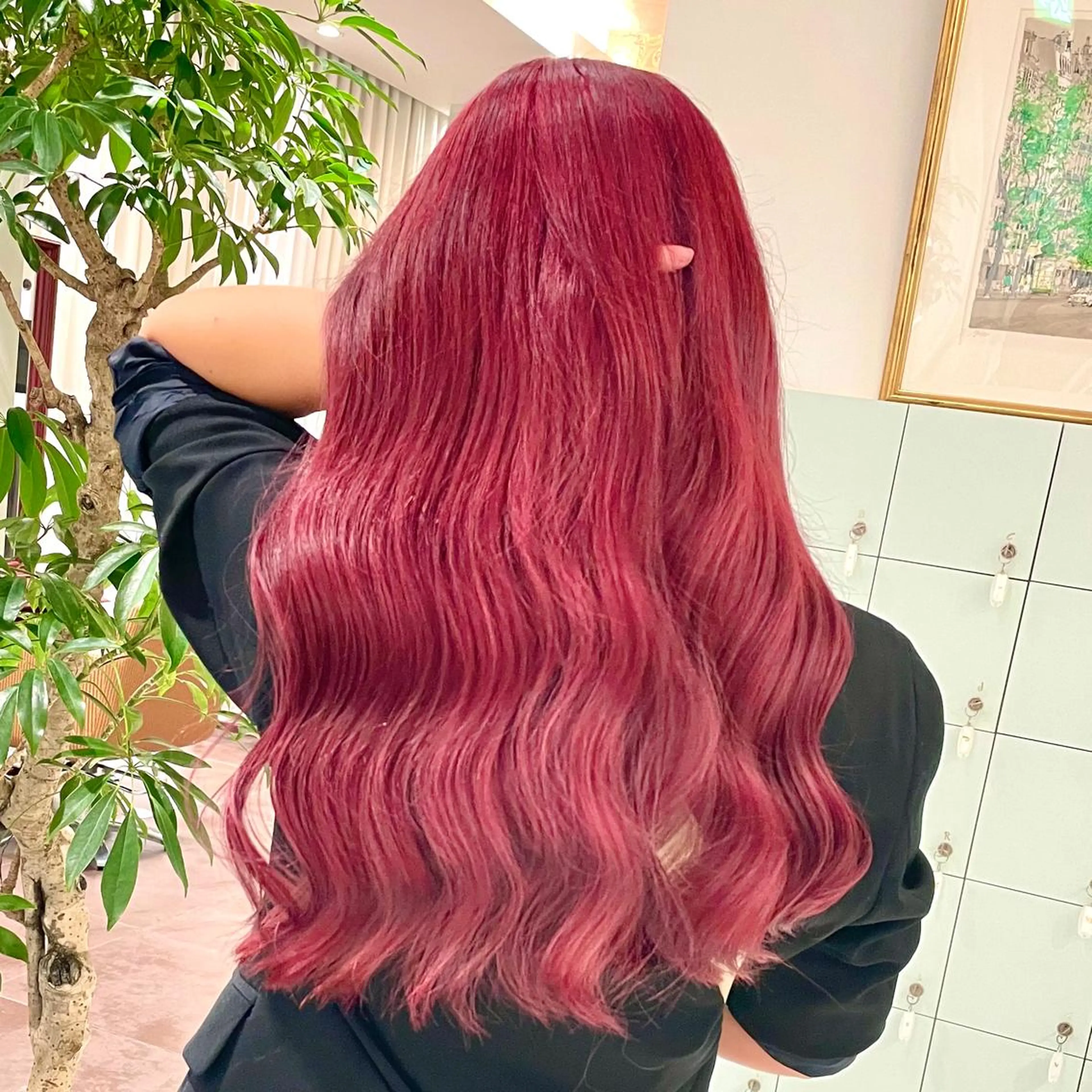 ロング カラー ヘアアレンジ カット ヘアカラー 🌹TikTok４万 ﾌｫﾛﾜｰ🌹AKIのヘアスタイル