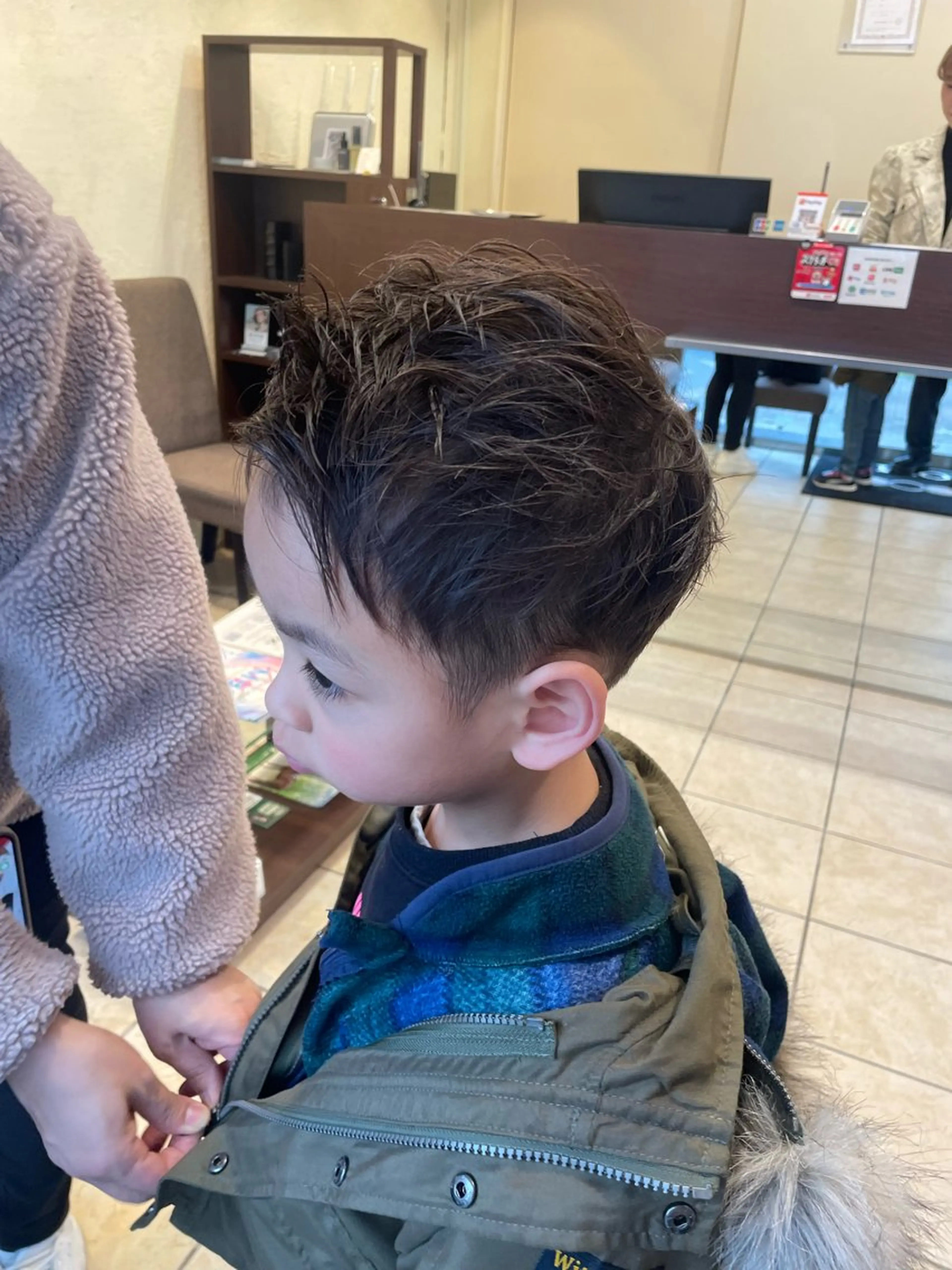 キッズ 桑田 新菜のヘアスタイル