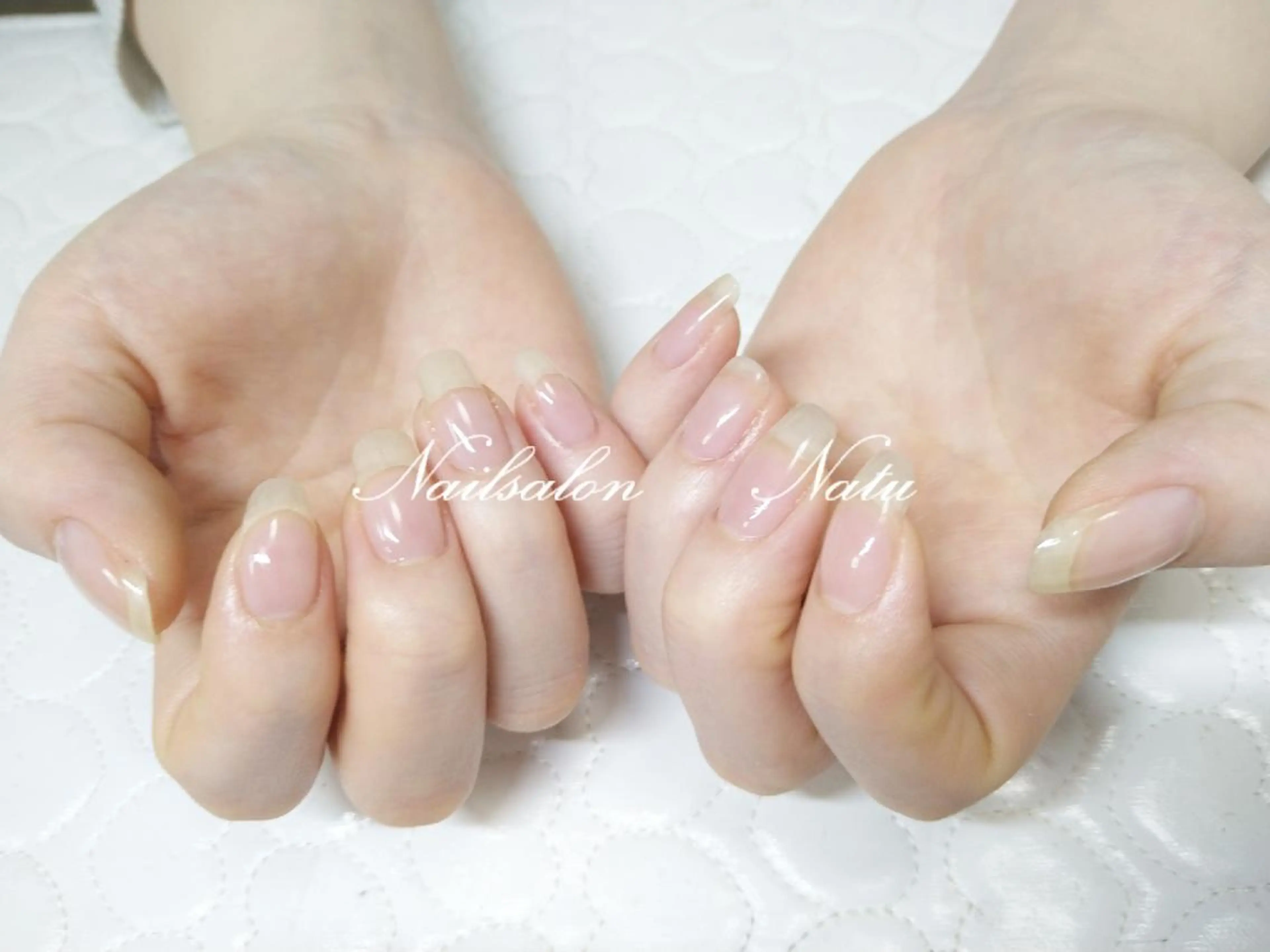 ネイル クリアネイル nailsalon Natuのネイルデザイン