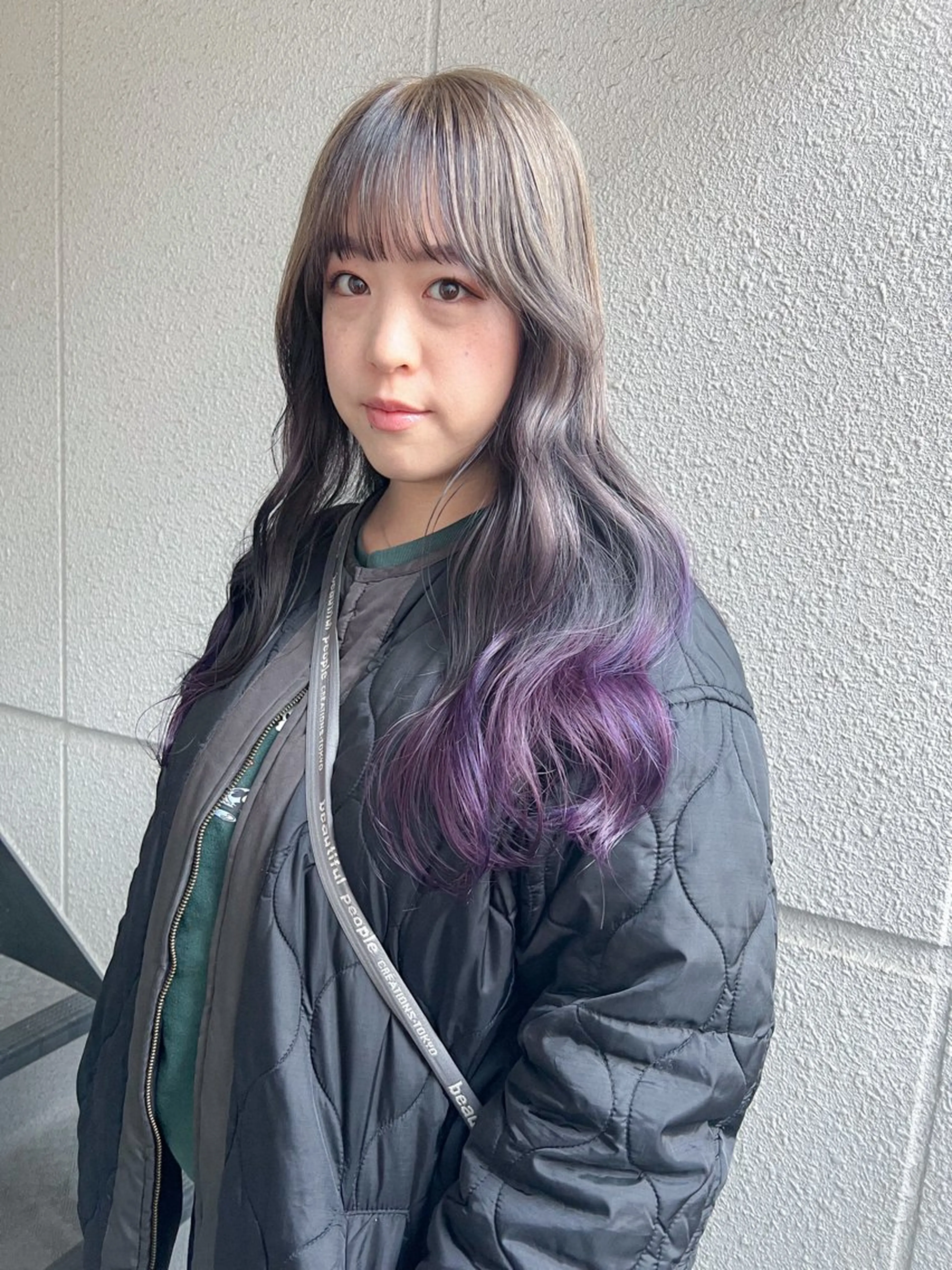 ロング カラー パープルカラー カラーパティシエ facce🌼ikoのヘアスタイル