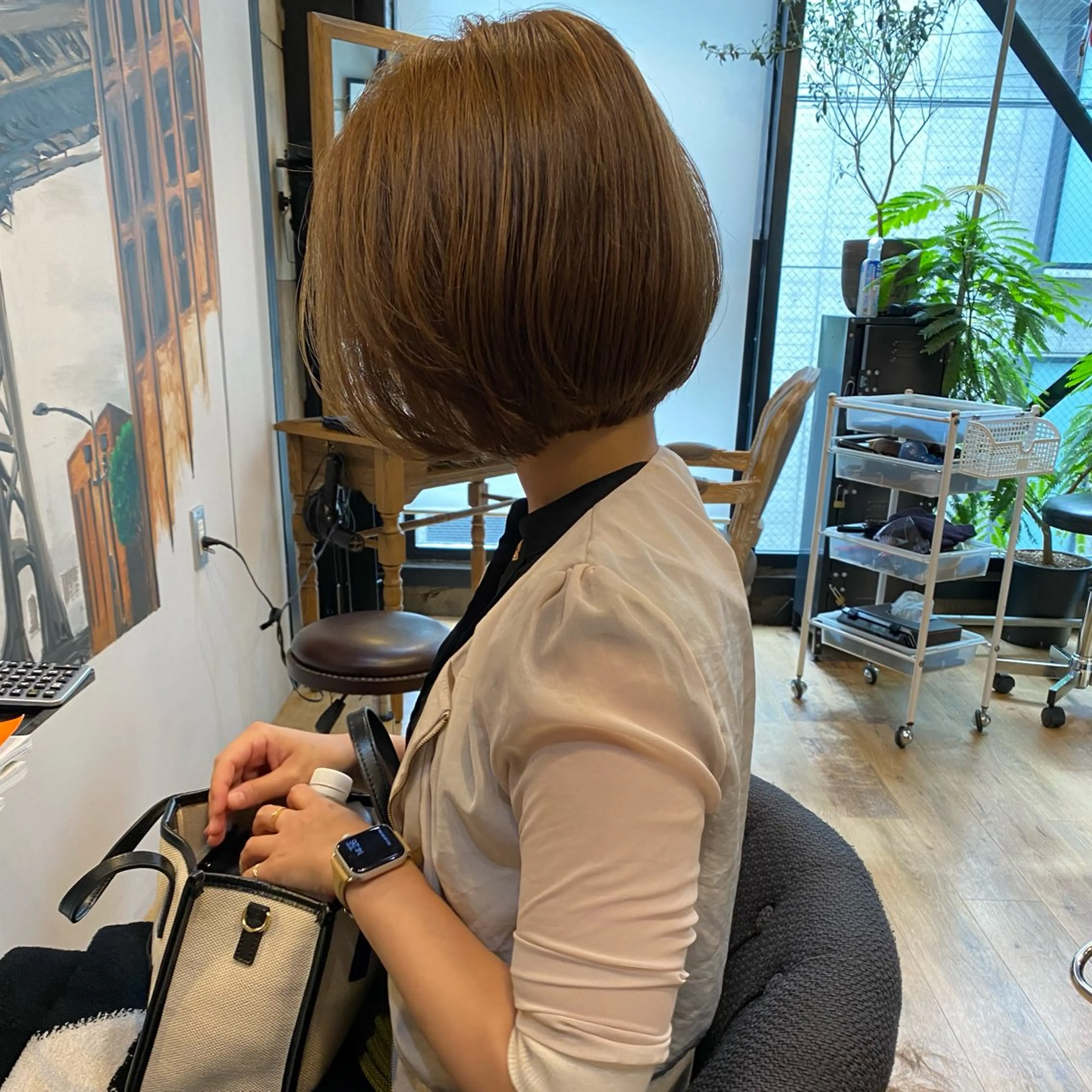 ショート ハイライト 髪質改善 レイヤーカット ショートヘア ショート職人 美容師【KENTA】のヘアスタイル