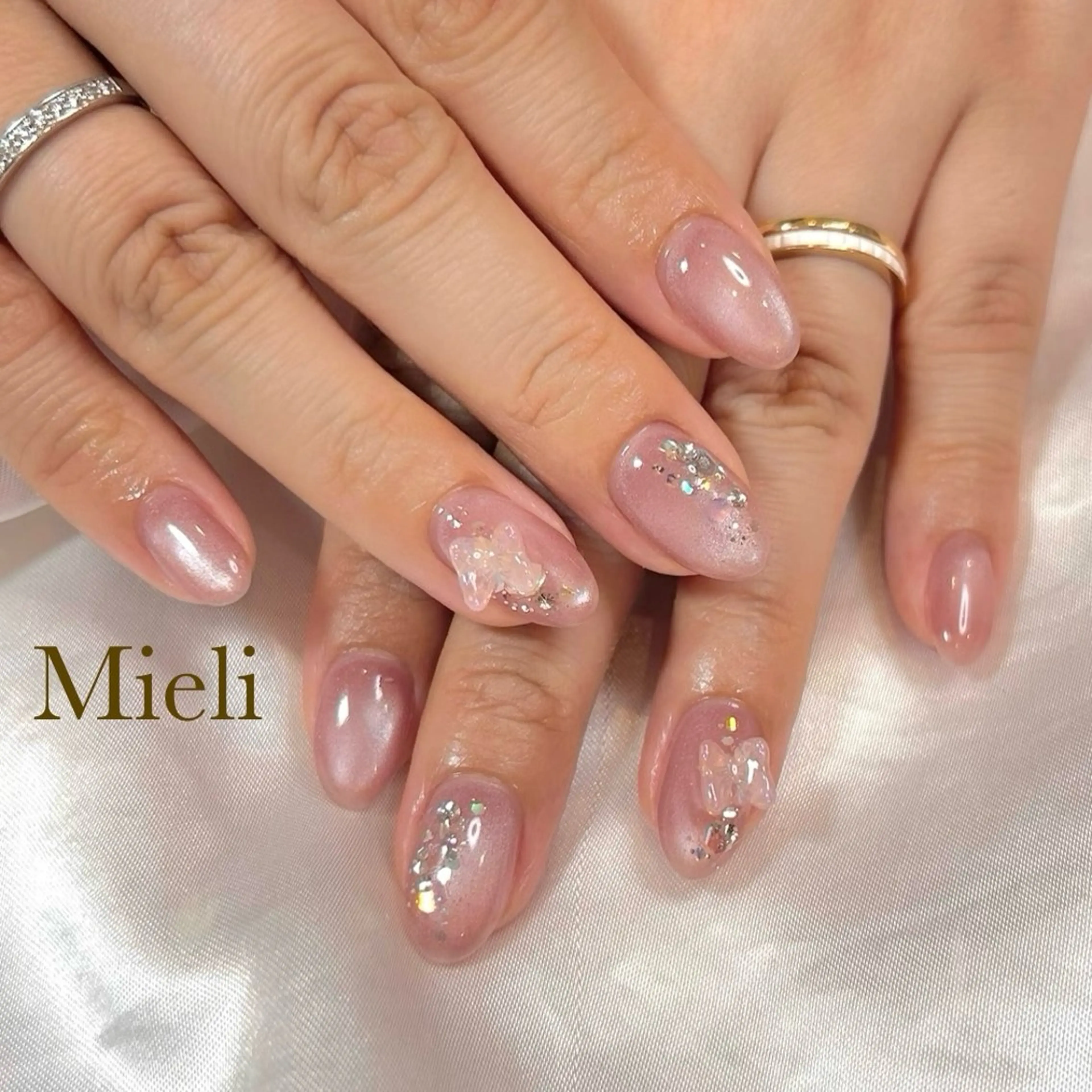 ネイル ハンドネイル ネイリストUSUI♡ パラジェルフィルインのネイルデザイン