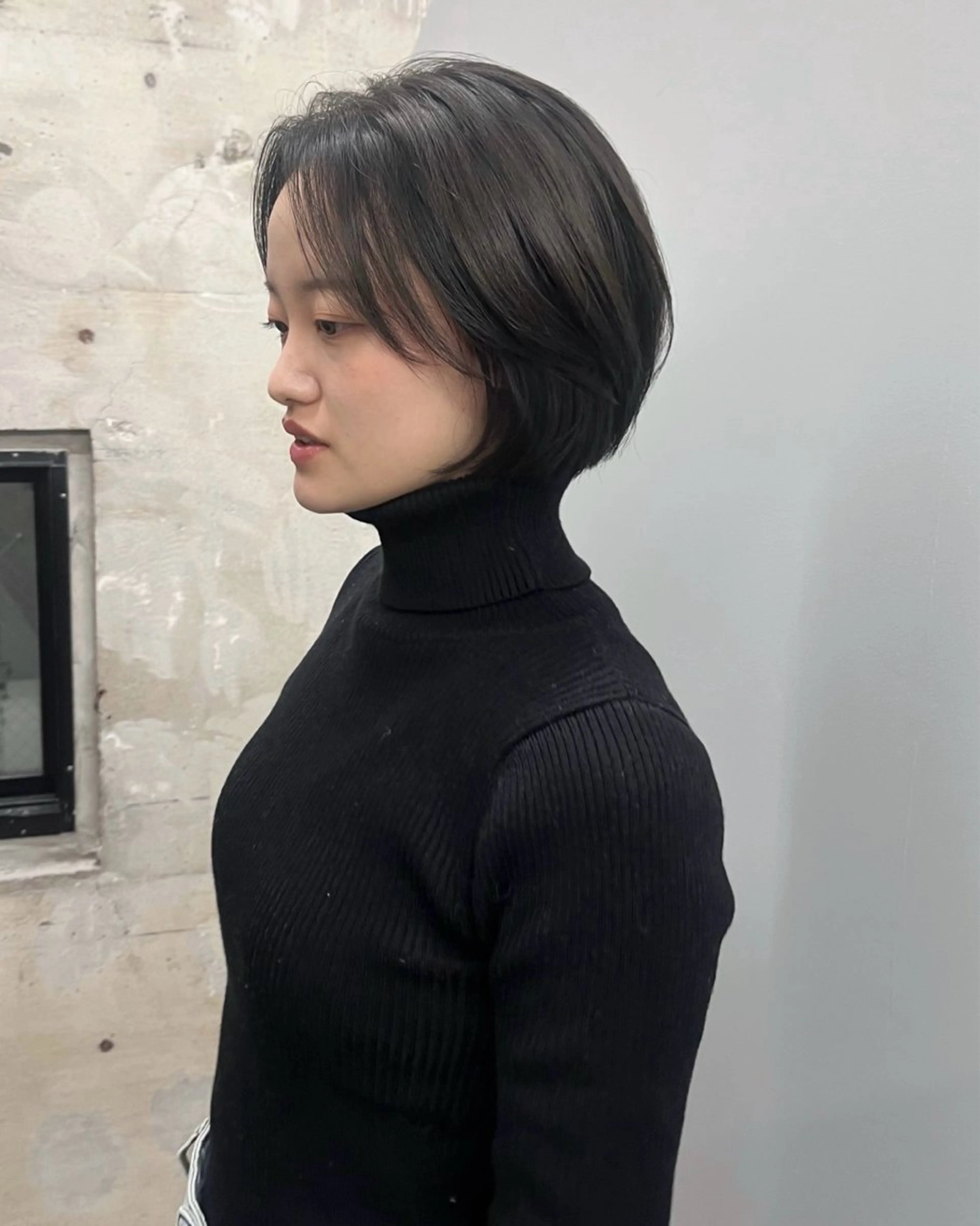 ショート カラー カット ヘアカラー トリートメント ヘッドスパ benji 学芸大学所属・朝が楽なパーマ 🌱ショート/緒方椋のヘアスタイル