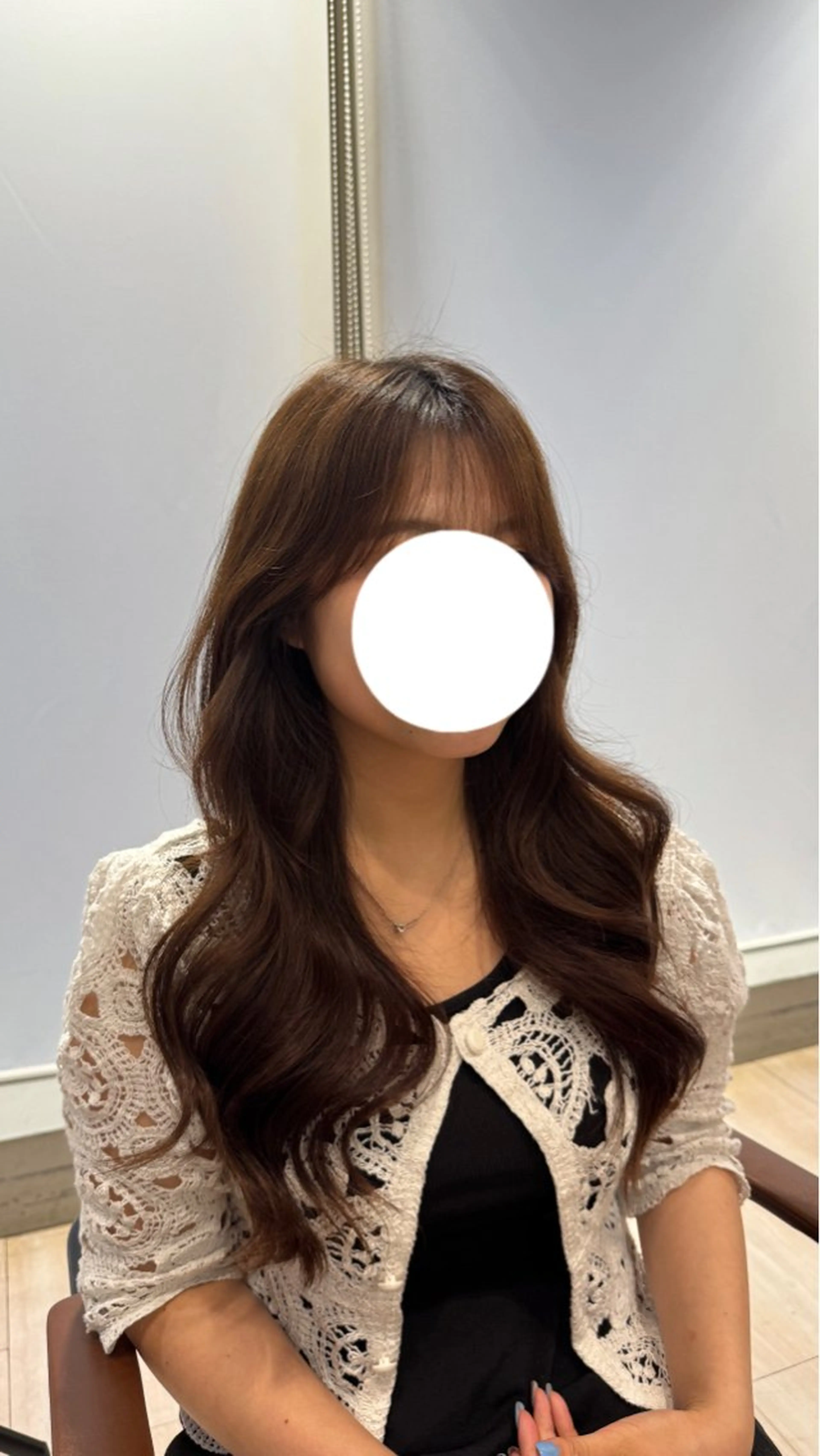 【条件あり🌸平日限定】似合わせカット+コテ巻き風パーマ🌀+AFLOATオリジナルトリートメント✂️の写真