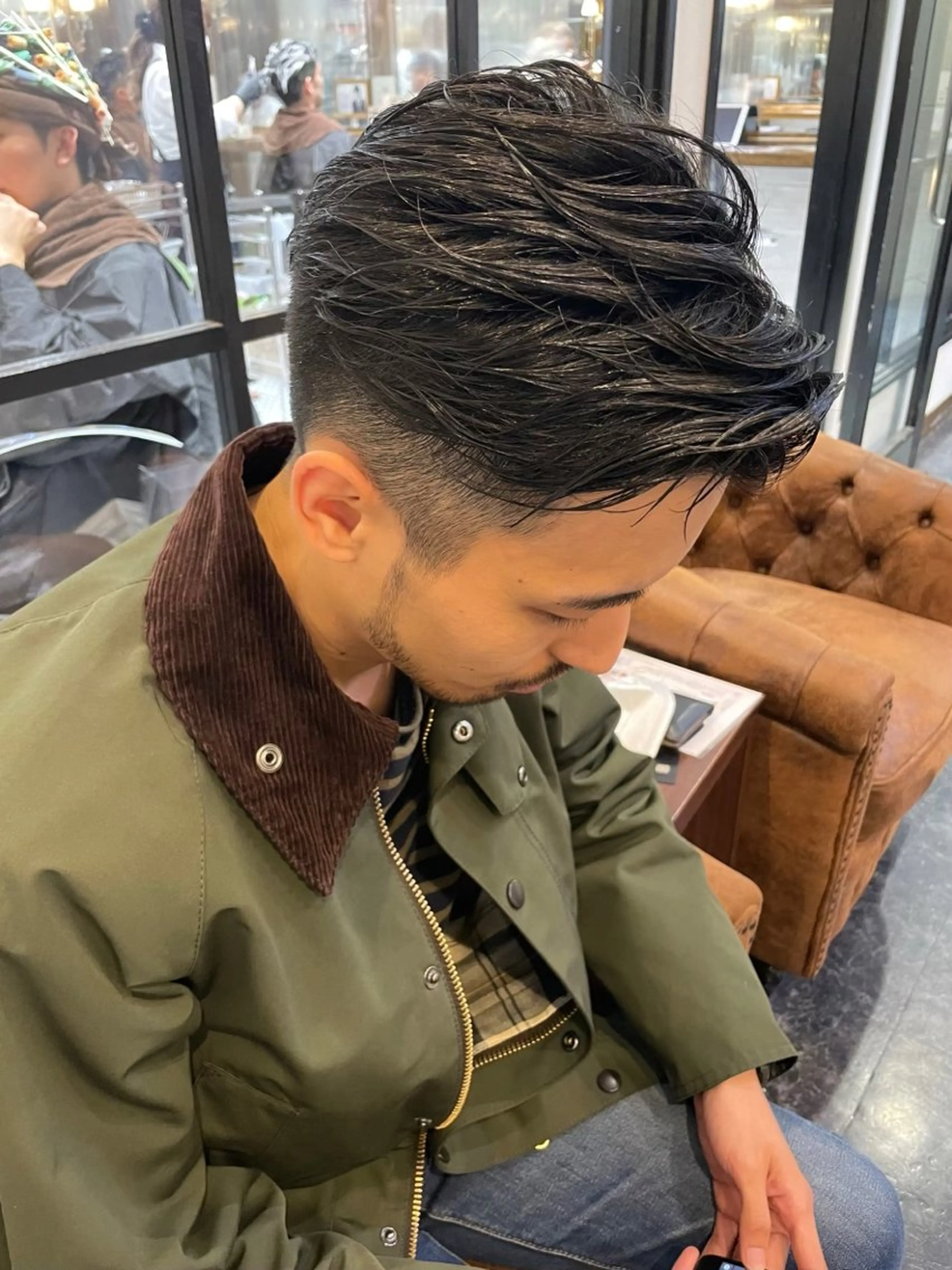 ショート パーマ メンズ 榊原 貫太のヘアスタイル