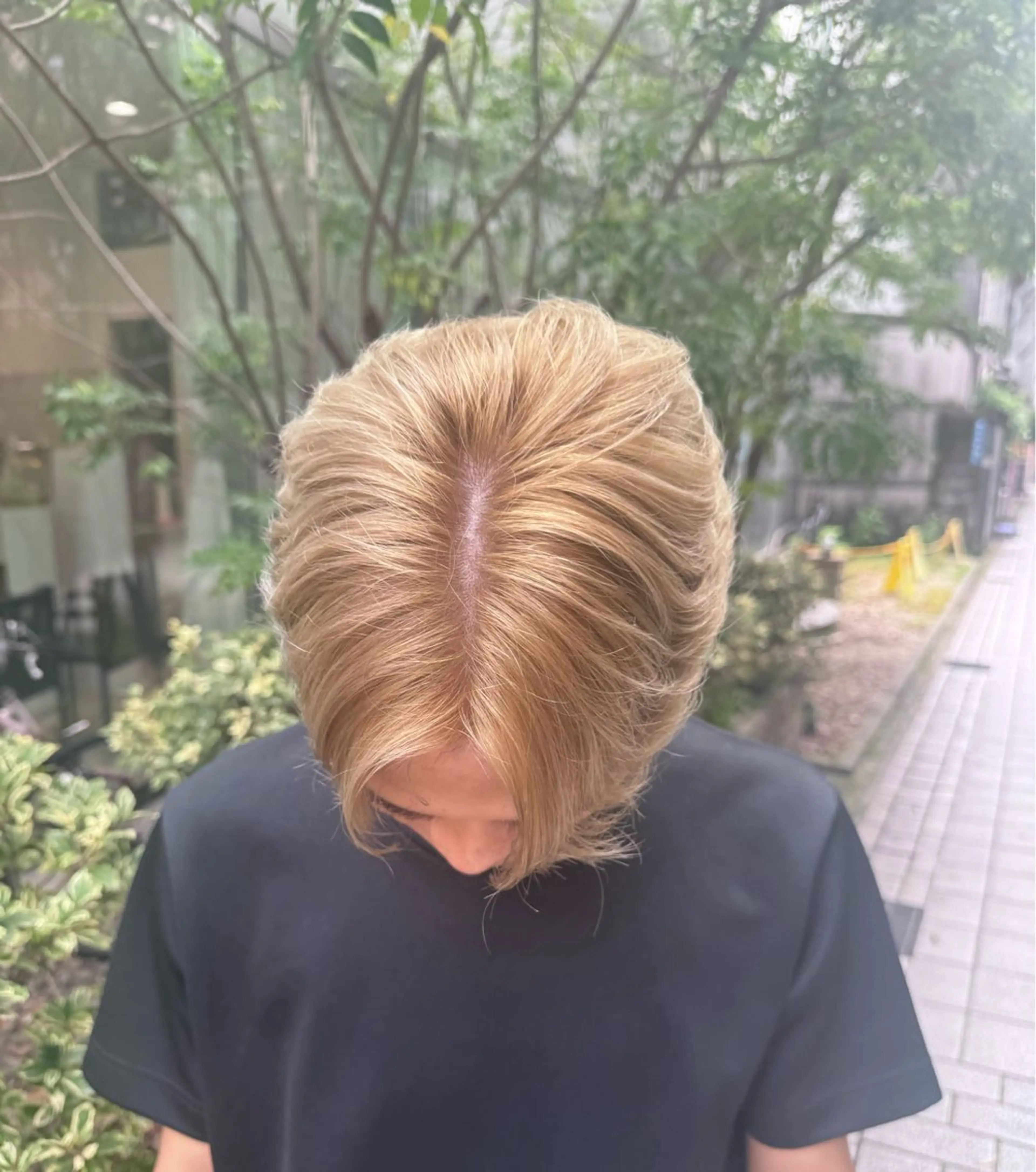 ショート メンズ ヘアカラー kurune所属・kurune chikaのヘアスタイル