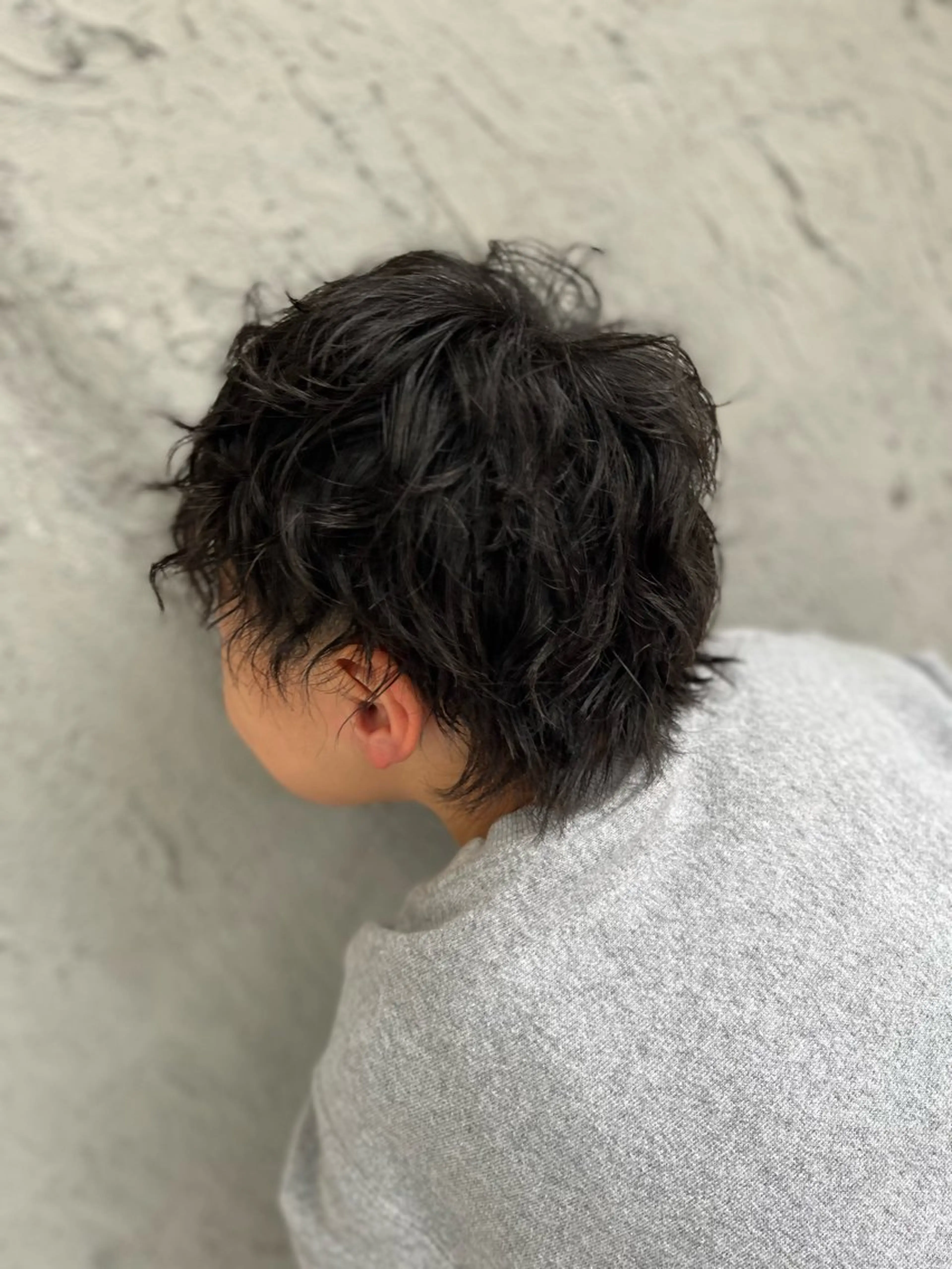 パーマ キッズ パーマ Mariana雛/ 西大分/ハイライトのヘアスタイル