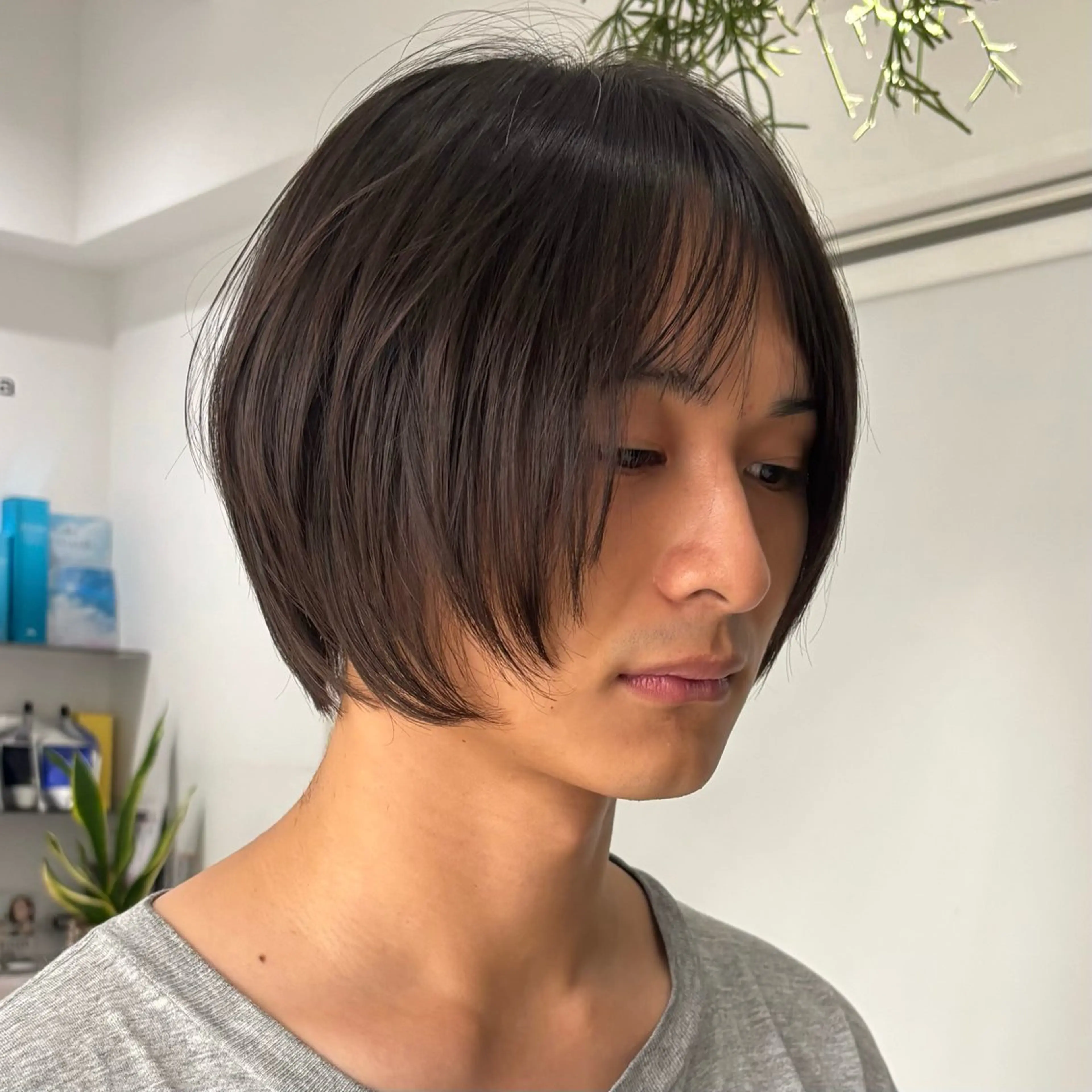 ショート 盛れる透明感カラー・ momokaのヘアスタイル