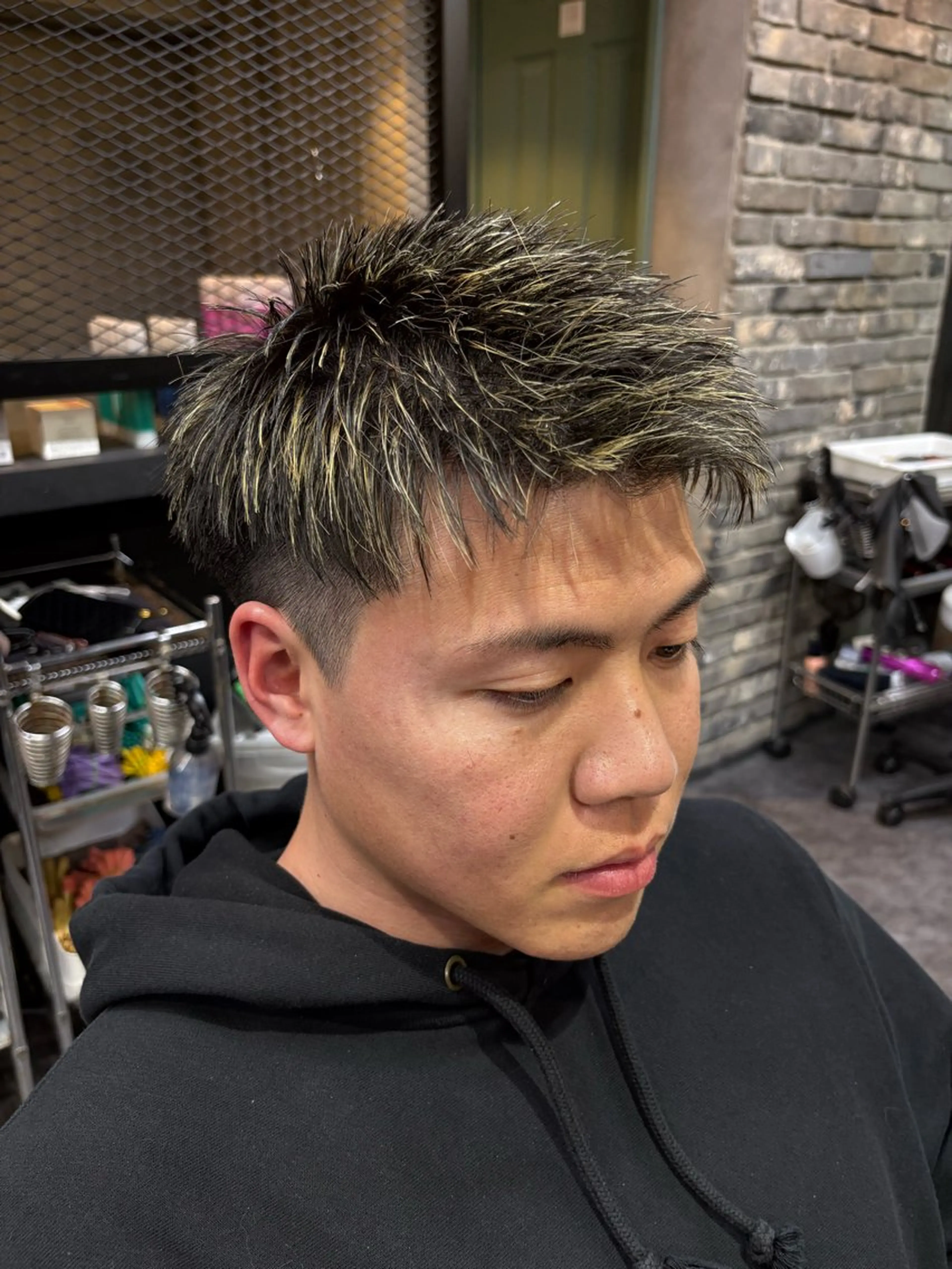 ショート ヘアカラー 渋谷 【メンズ特化】ナゴムのヘアスタイル