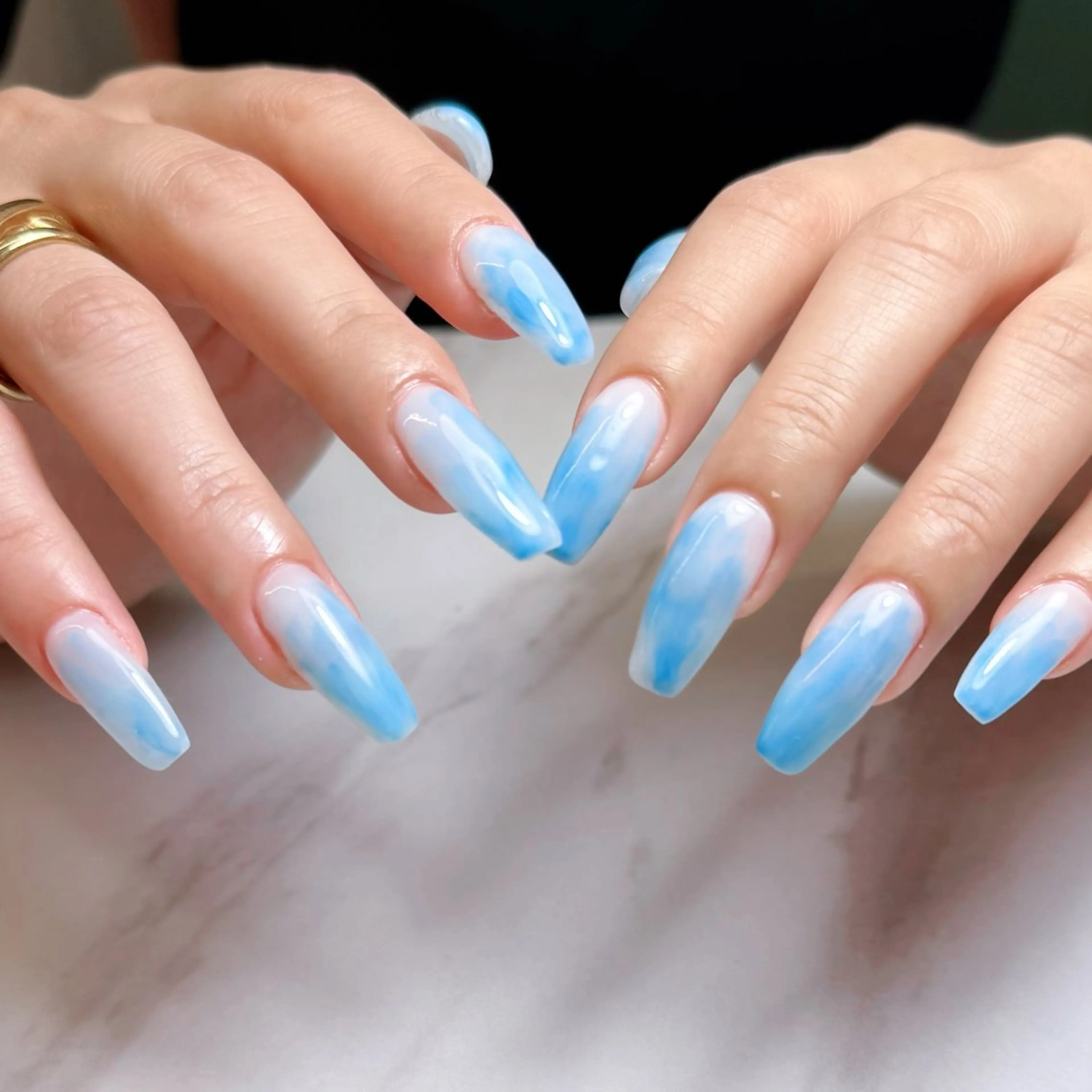 ネイル ハンドネイル mau🩵 堺筋本町nailのネイルデザイン
