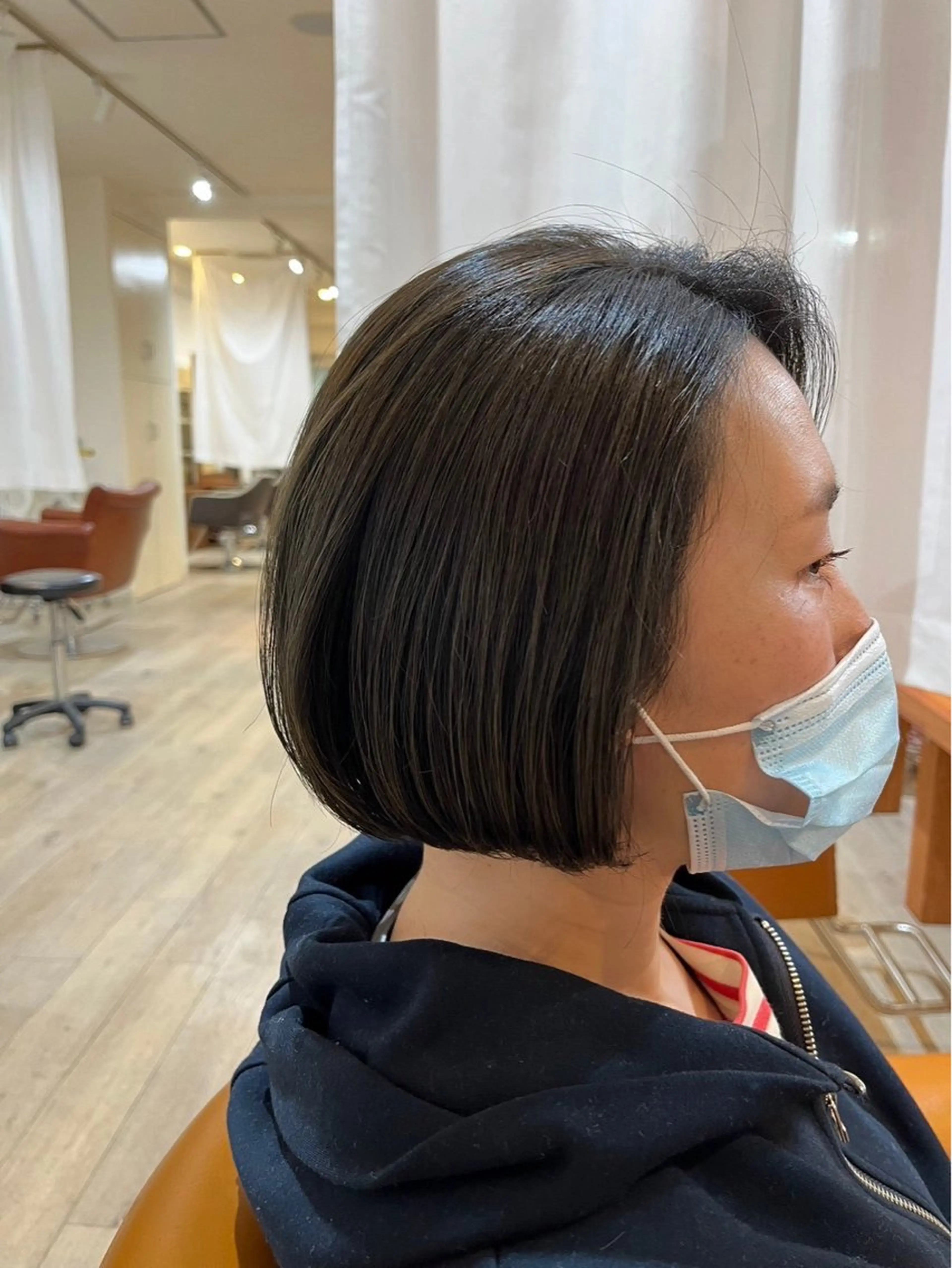 ミディアム 秋山 空澄のヘアスタイル