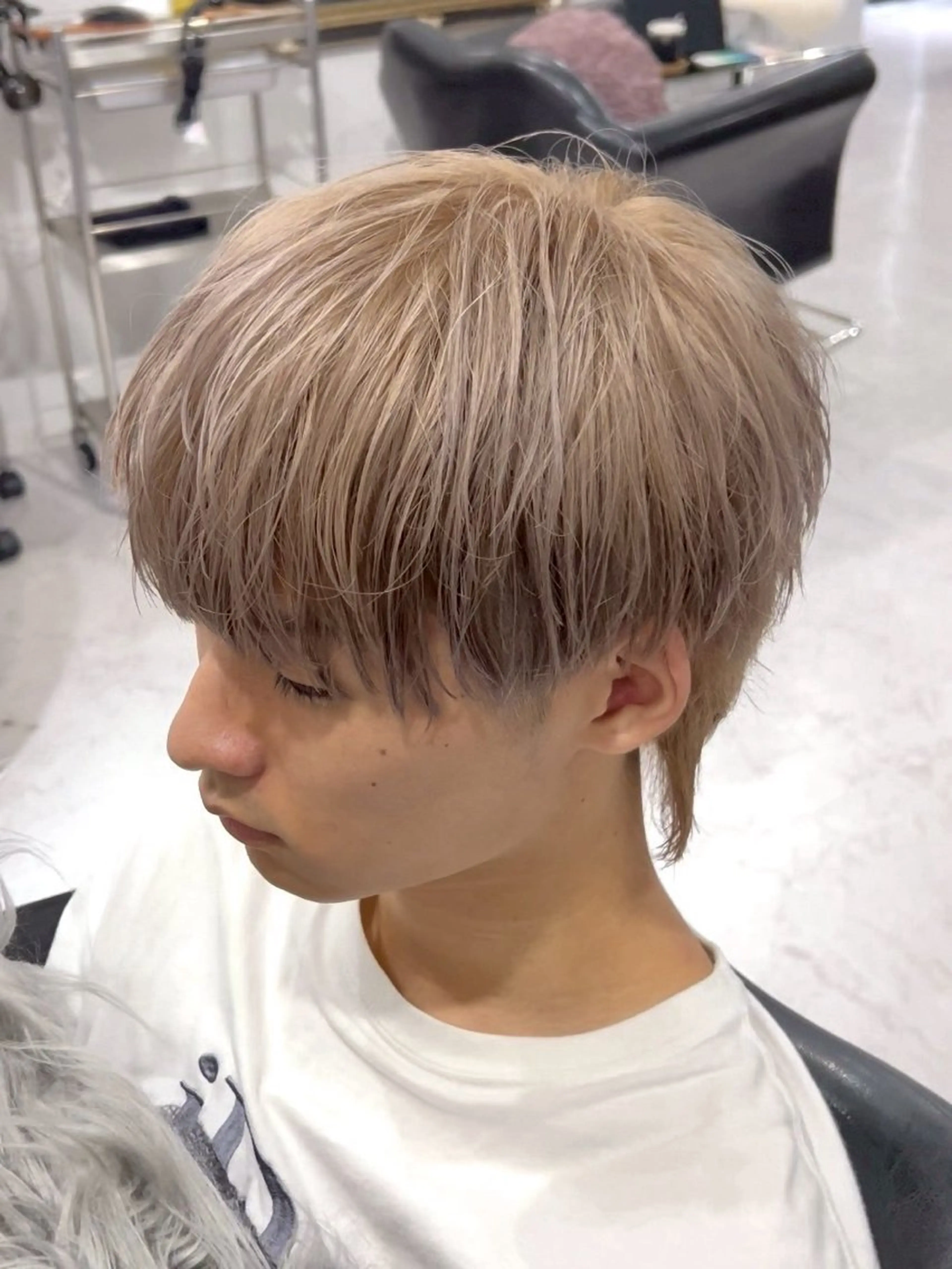 ミディアム 中嶋泰斗 カットモデル募集のヘアスタイル