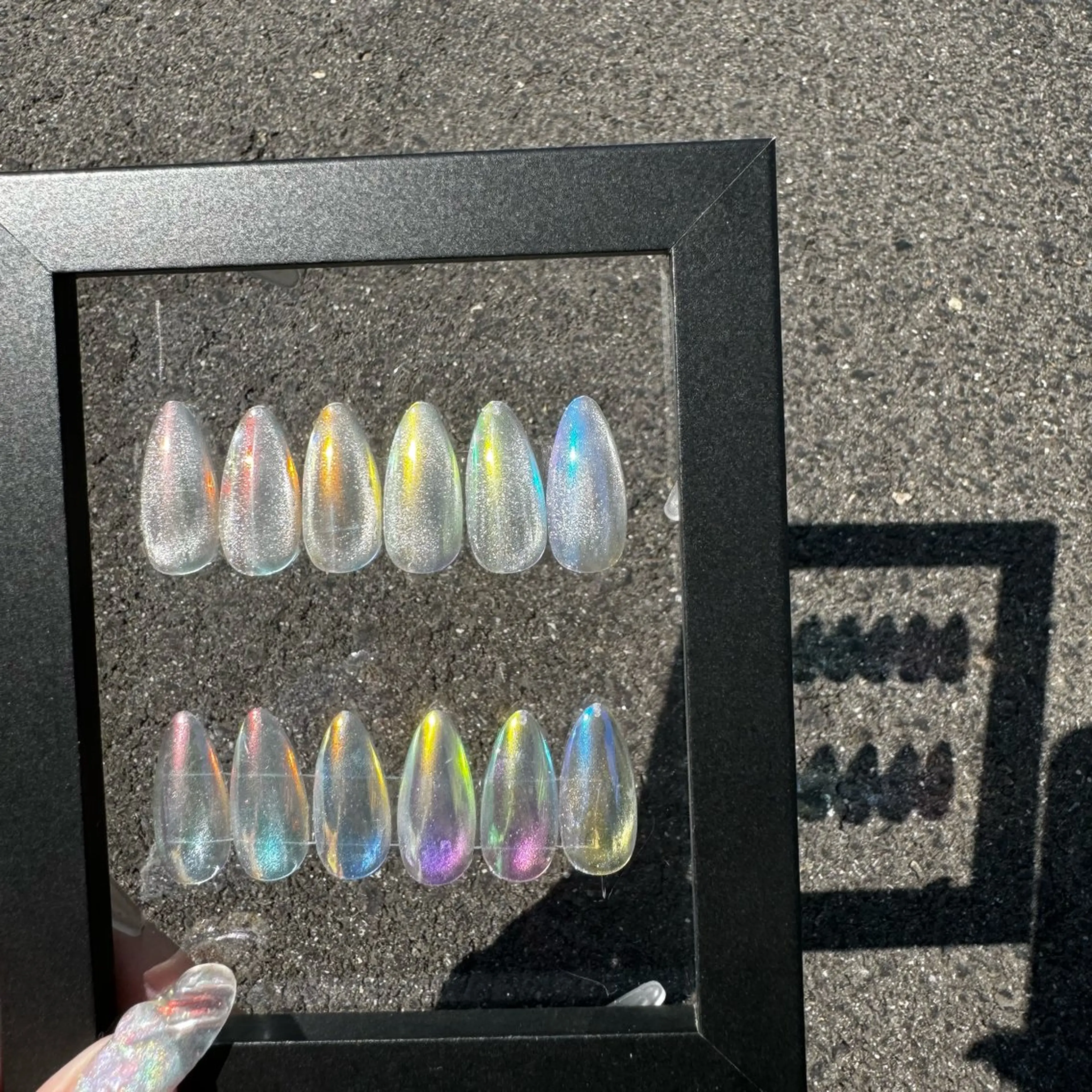 ネイル オーロラネイル マグネットネイル Nail Sant Esperanza by SALON DE やす所属・Sant Esperanzaのネイルデザイン