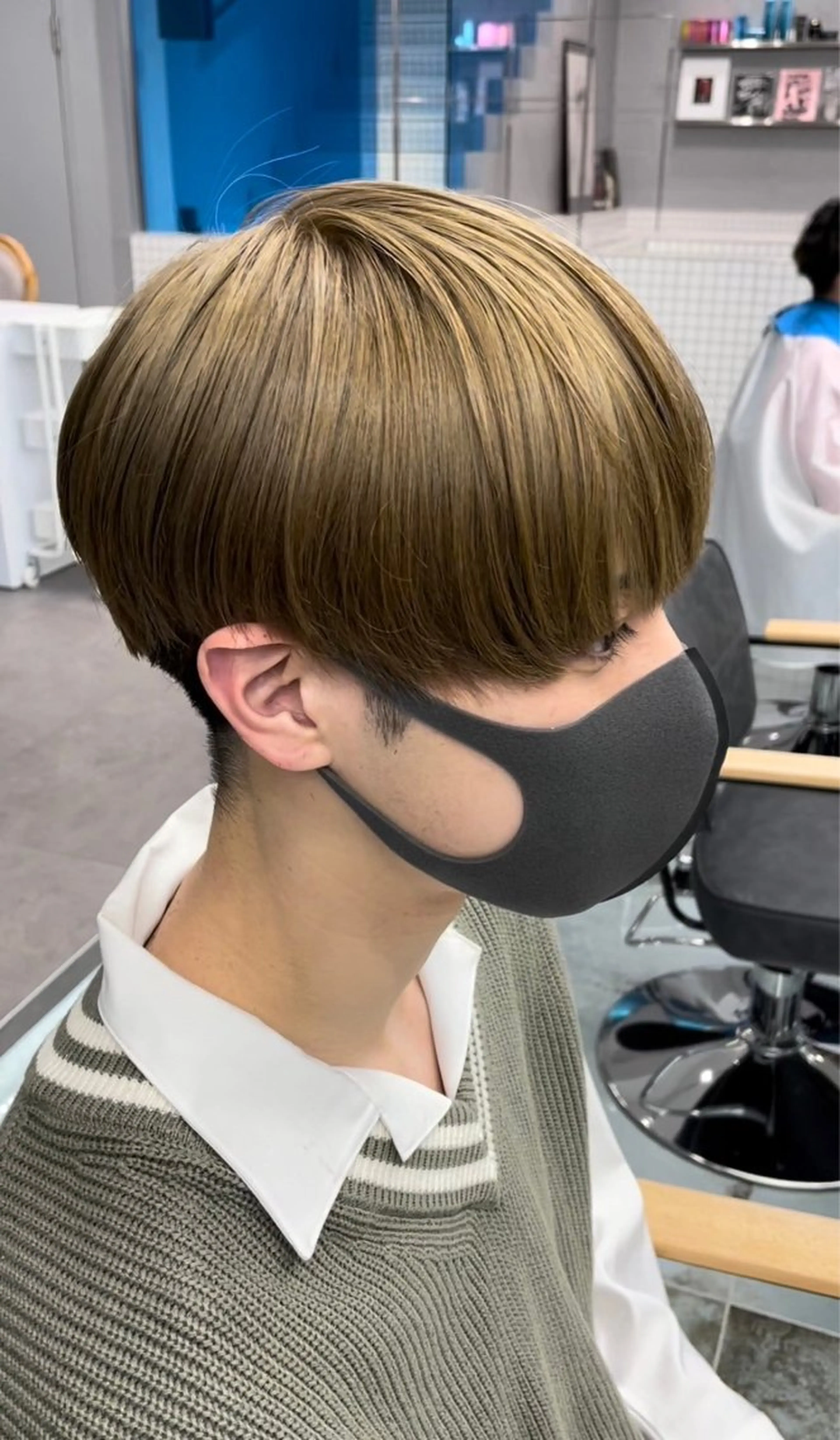 ショート メンズ カット メンズパーマ/ メッシュ📍ユリのヘアスタイル