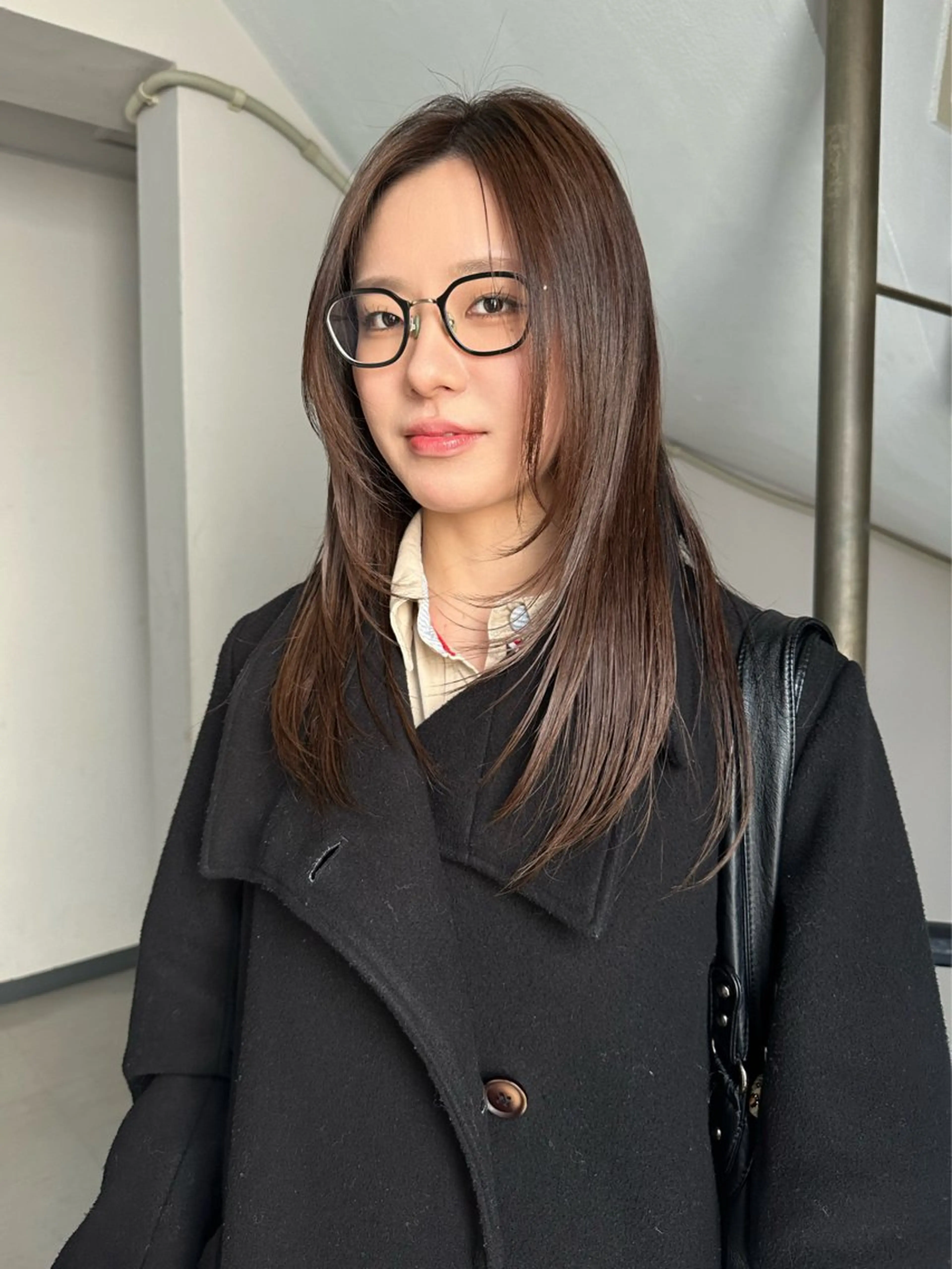 ミディアム カラー natsumi zenshoのヘアスタイル