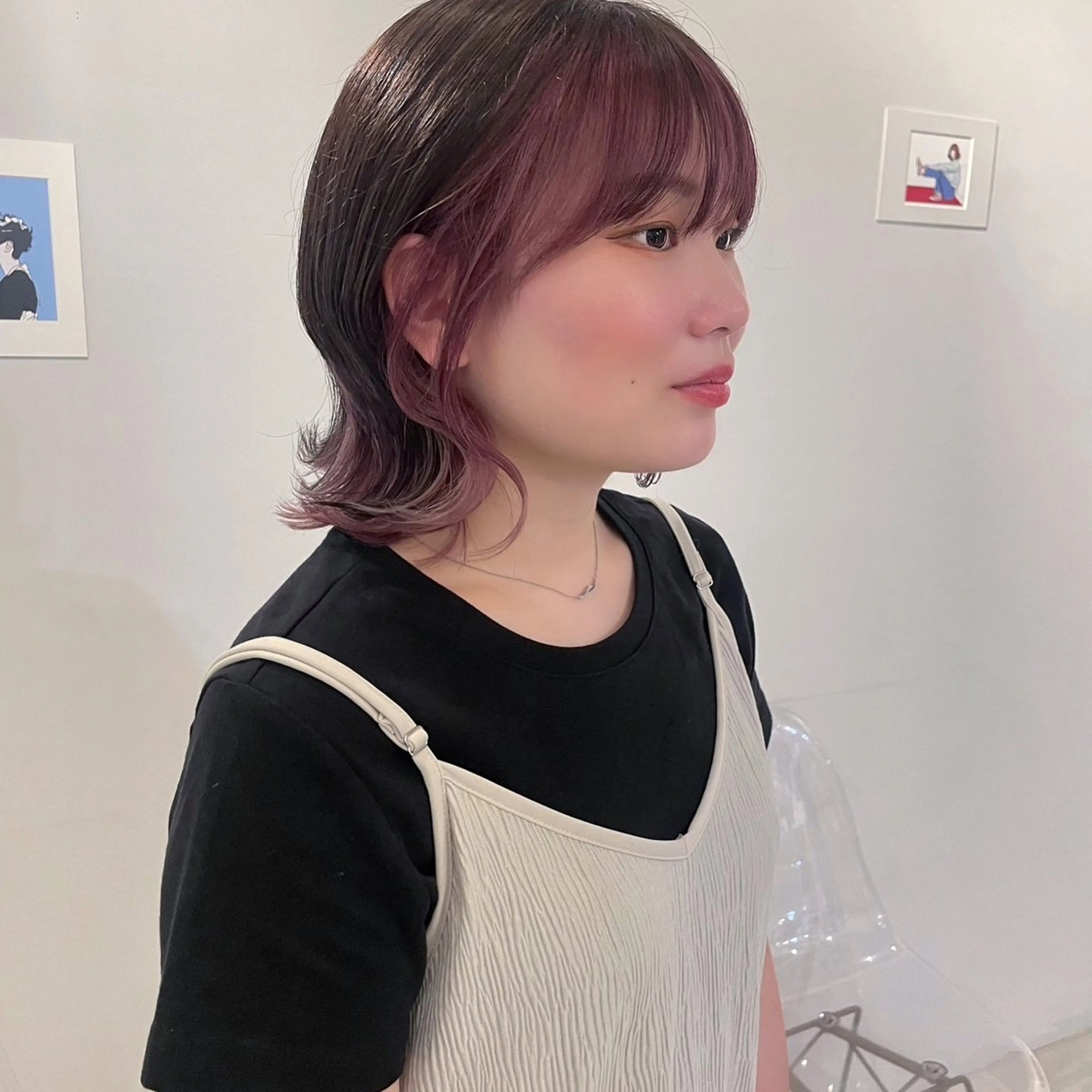 ミディアム haruka /透明感カラーのヘアスタイル