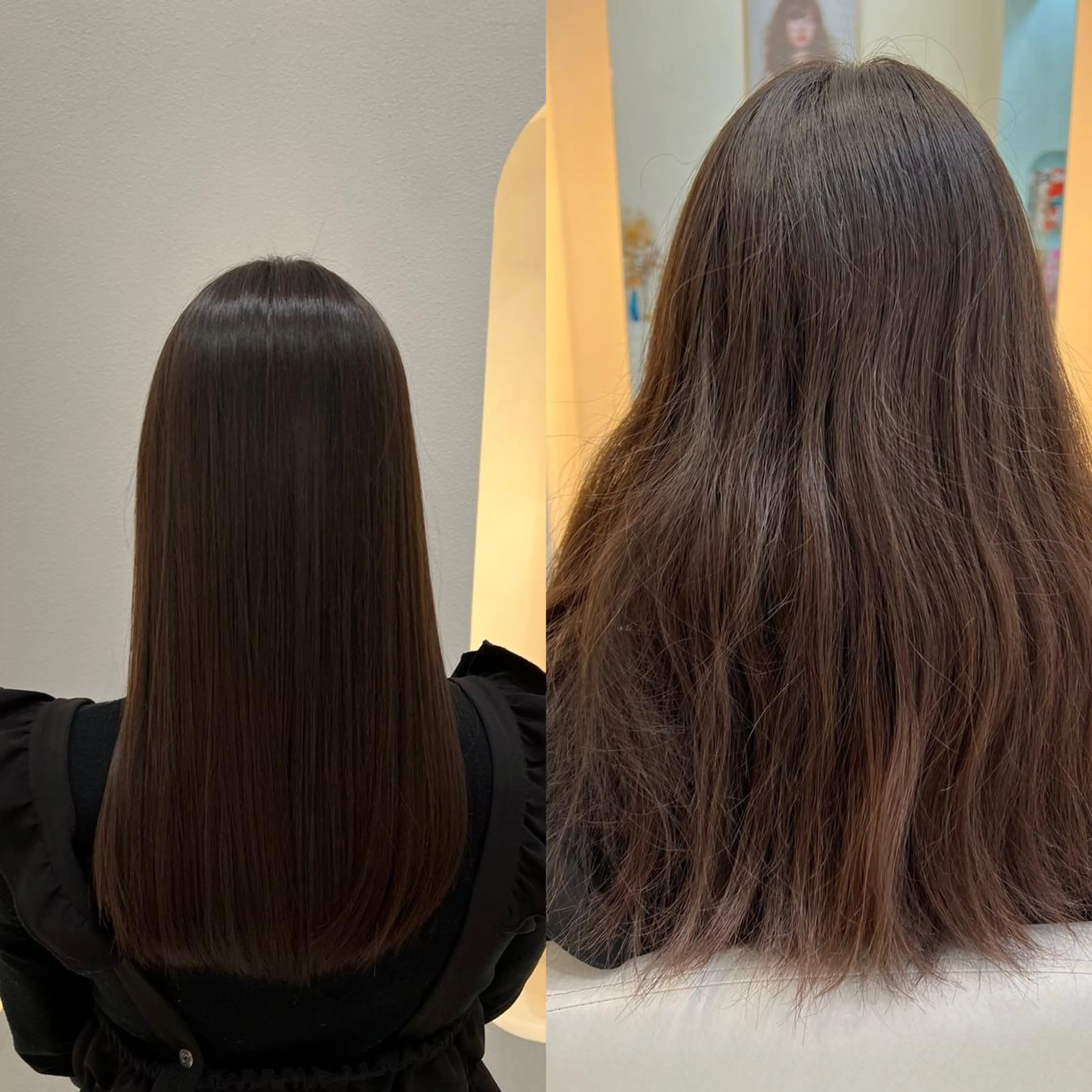 ミディアム パーマ ストレートパーマ 縮毛矯正 堀井 凌平のヘアスタイル