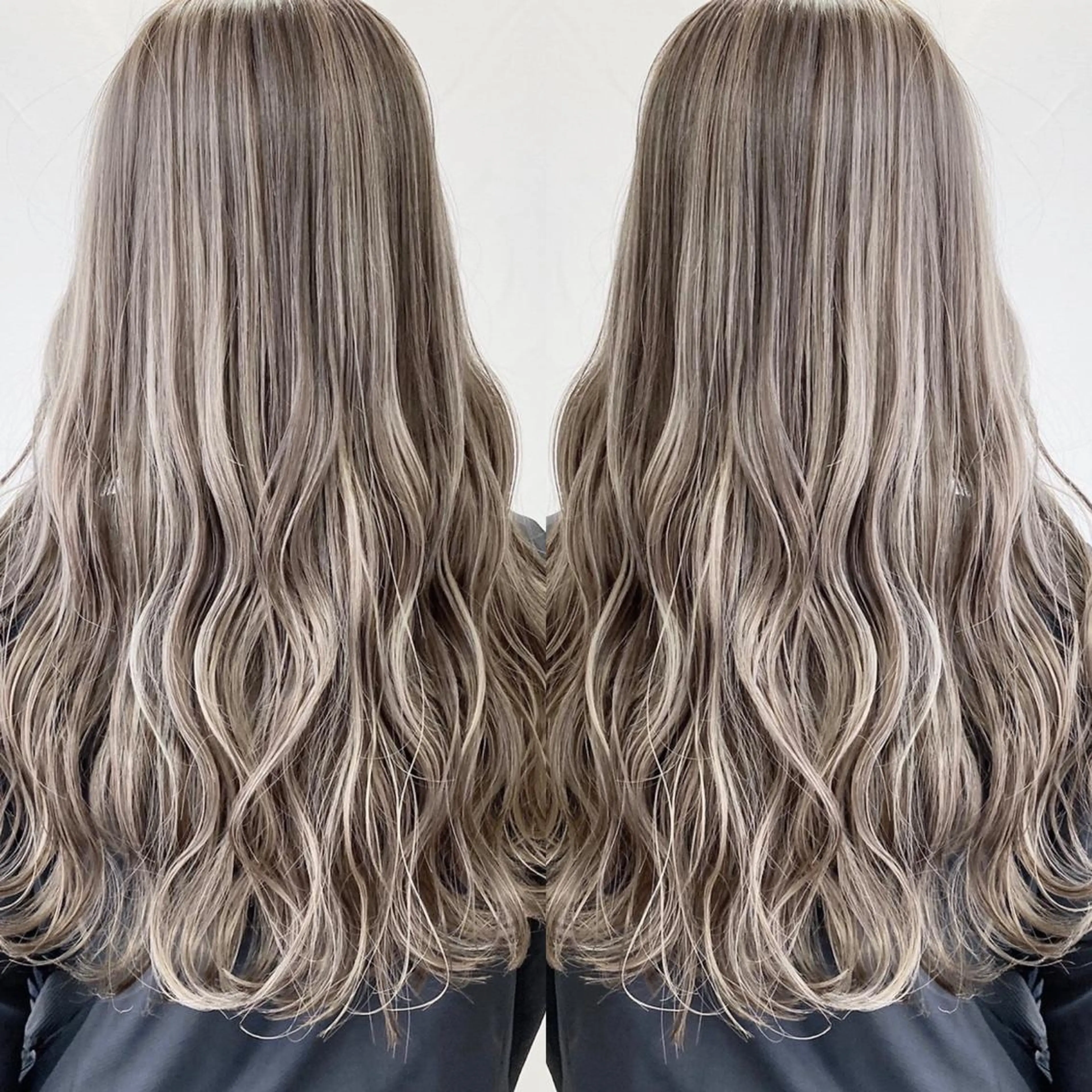 ロング シールエクステ ボブ エクステ ハイライト 髪質改善 エクステ シール、 ハネエクステのヘアスタイル