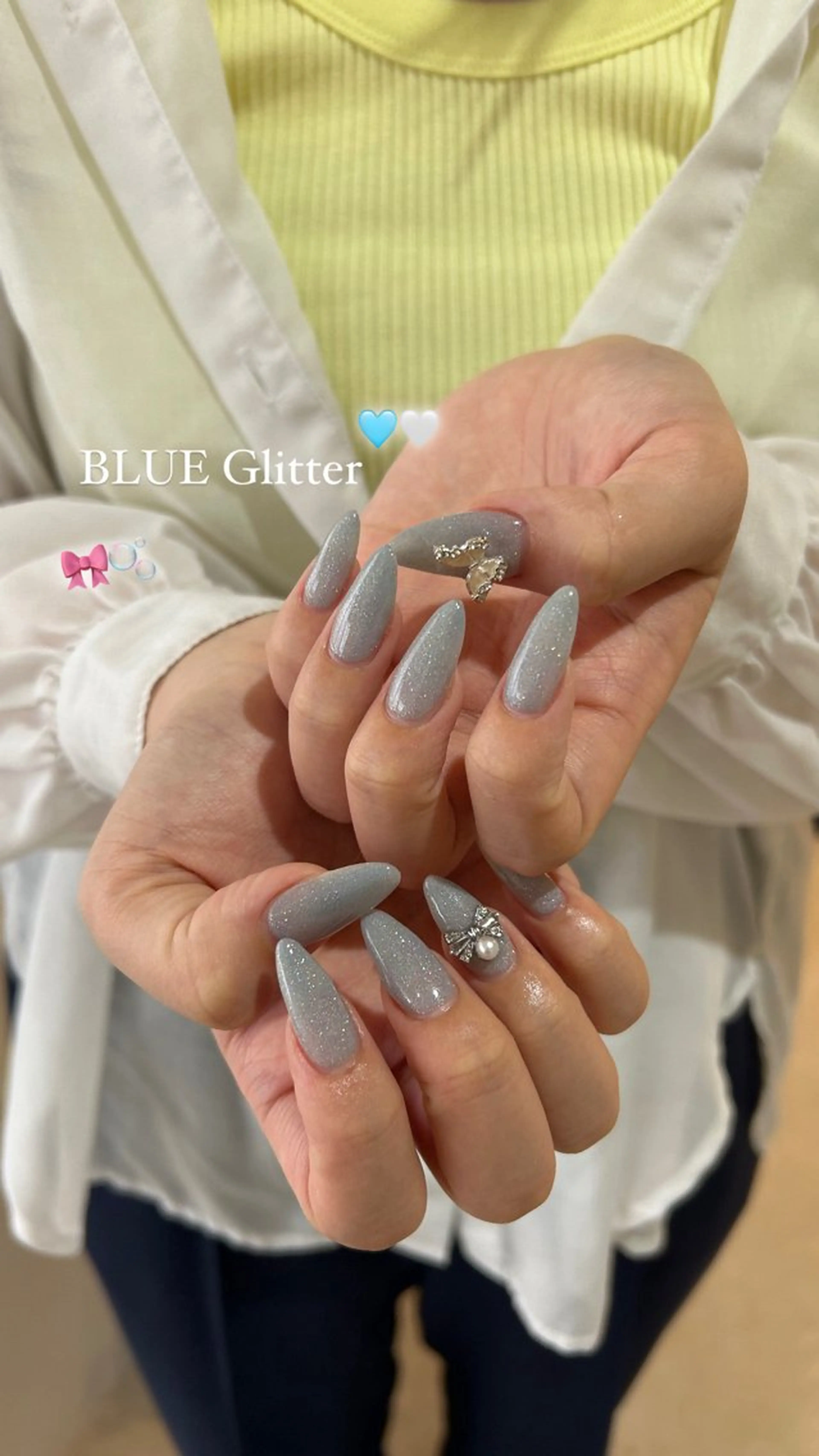 ネイル ブルー beautiful meみくのネイルデザイン