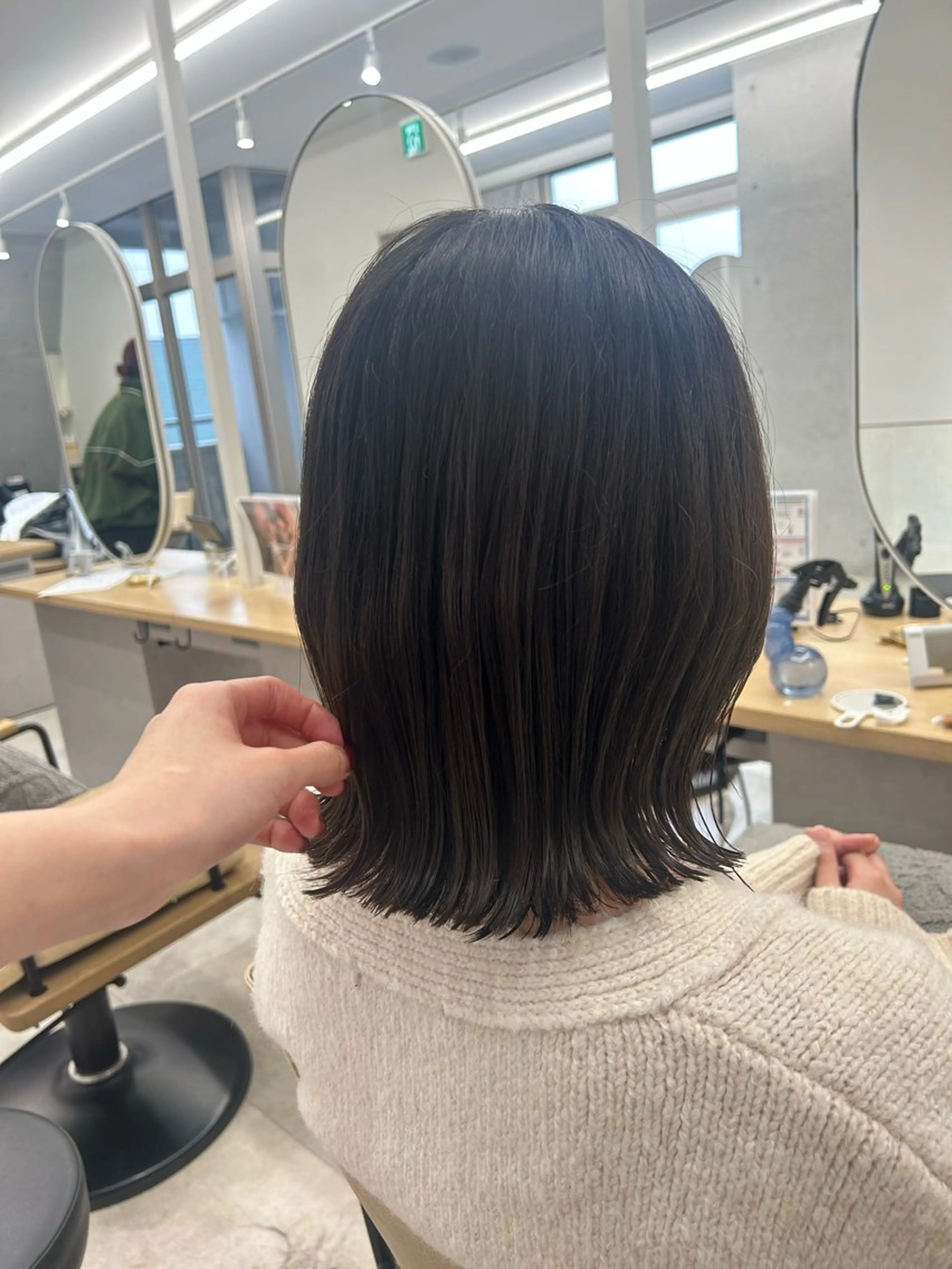 ミディアム カラー ヘアアレンジ 透明感カラー カット ヘアカラー ボブ/ミディアム/表 参道/美容師♡ゆいかのヘアスタイル