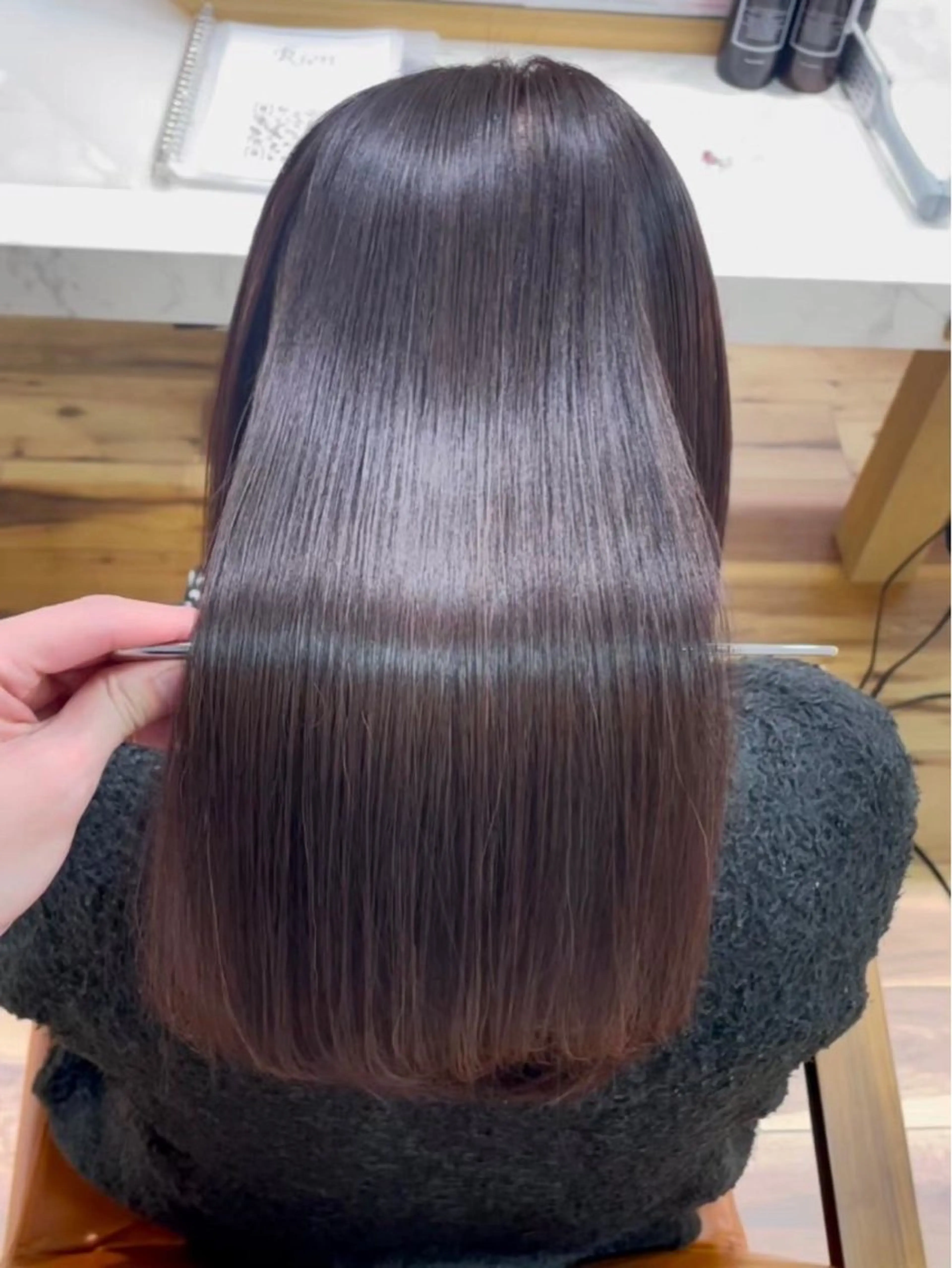 ロング カラー 艶カラー／ 夢叶のヘアスタイル