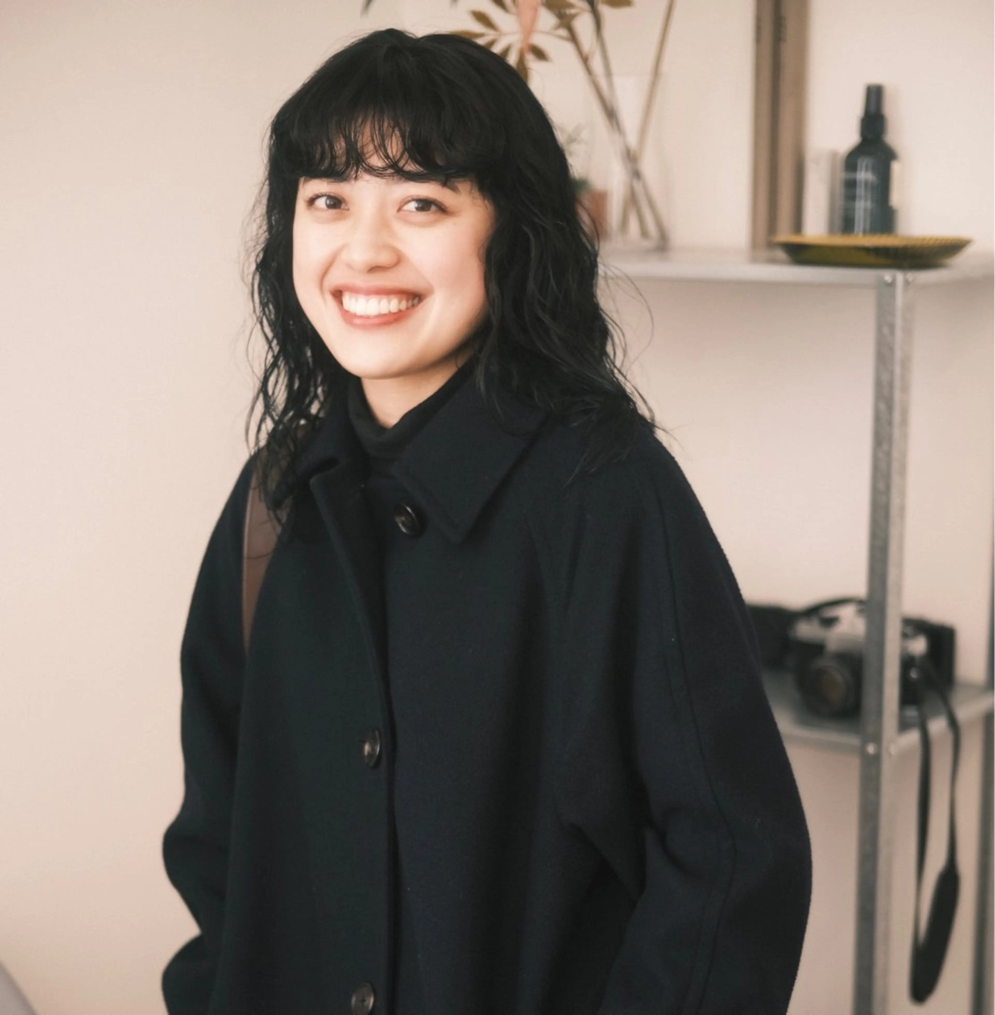 セミロング パーマ 統括店長/ヤマモト ユウトのヘアスタイル