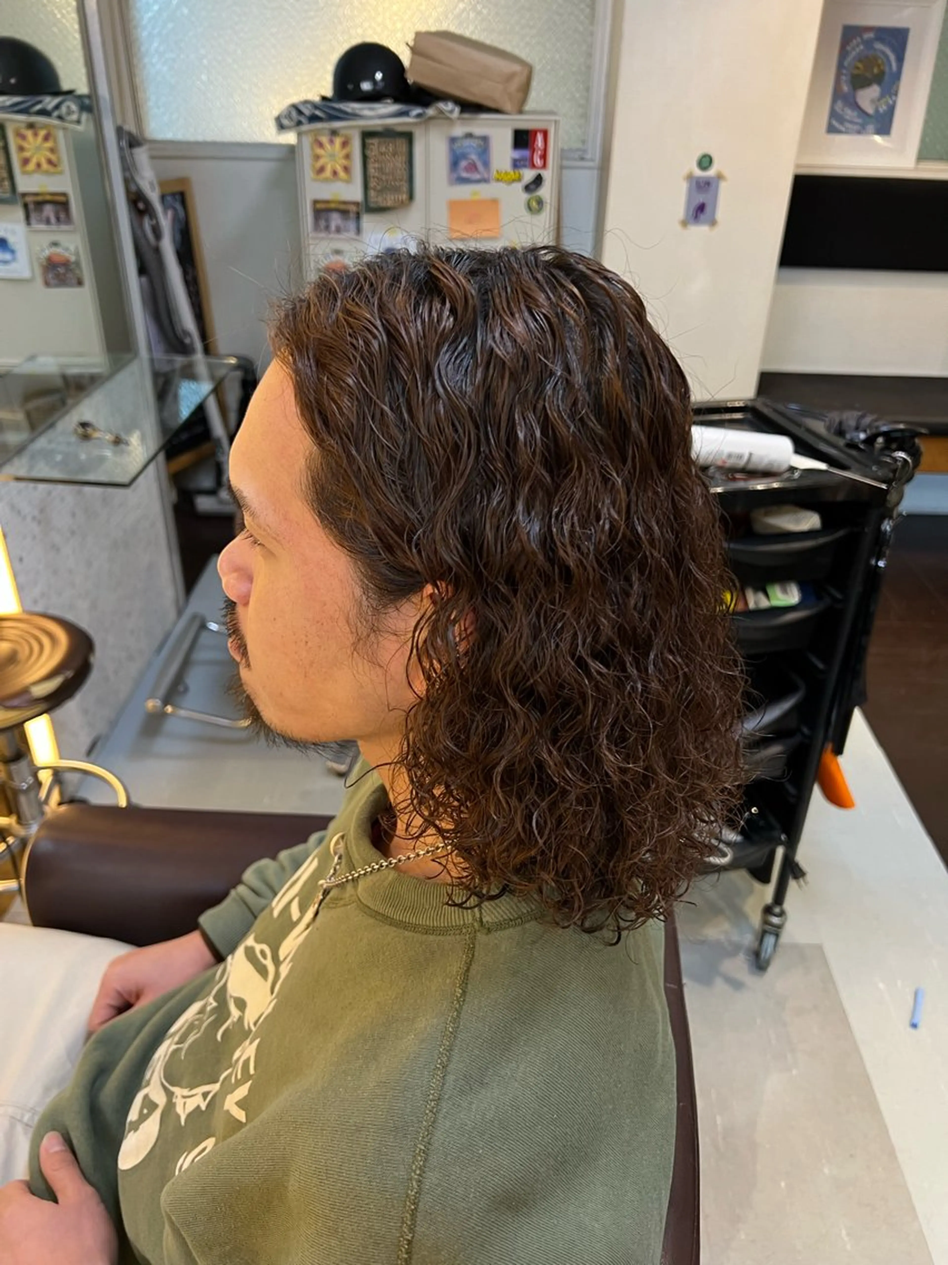 パーマ メンズ カット パーマ ヘッドスパ mow hair所属・yoshikei -mow hair-のヘアスタイル