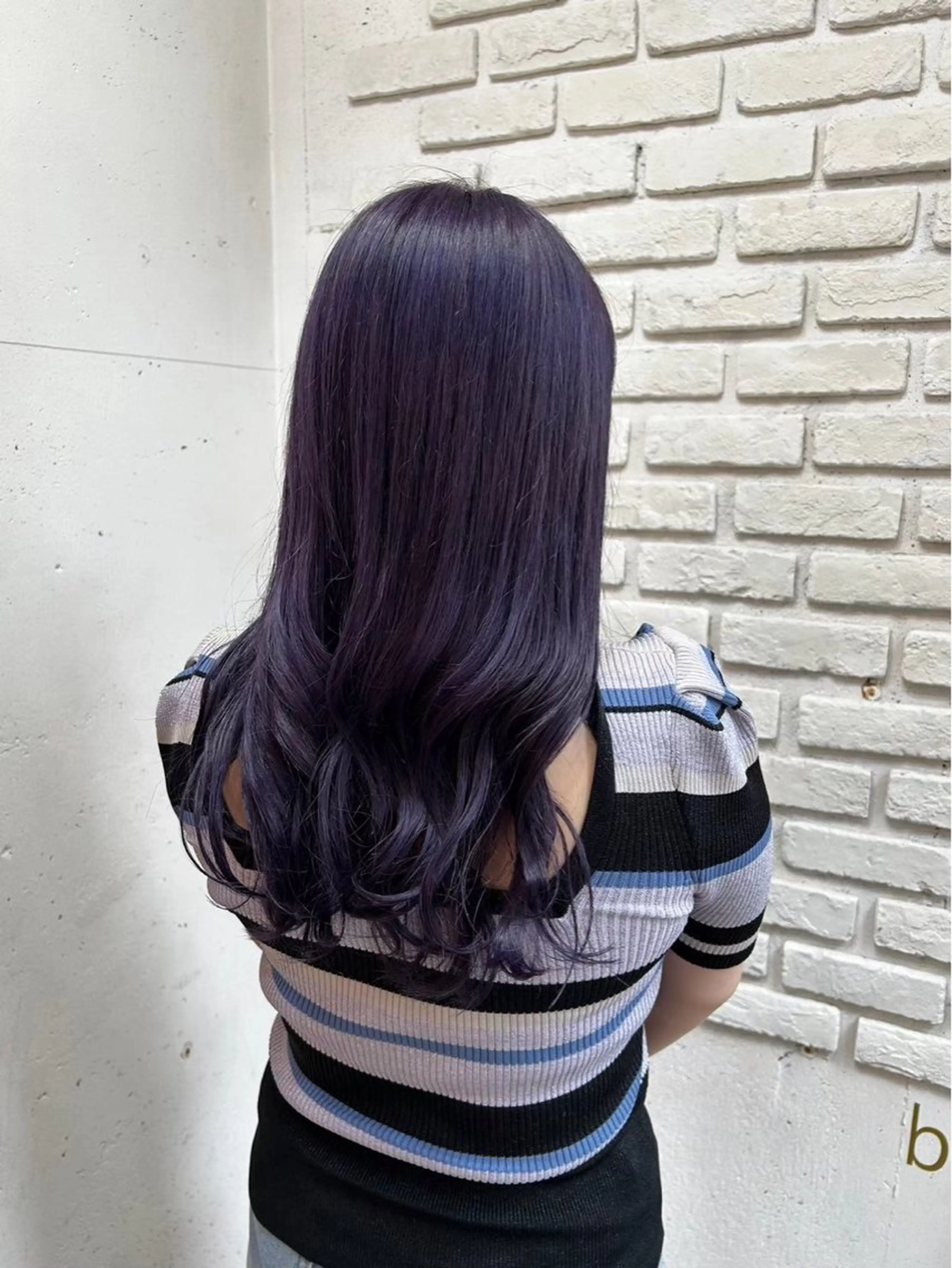 ロング パープルカラー 💖ブリーチカラー mahiro💖のヘアスタイル